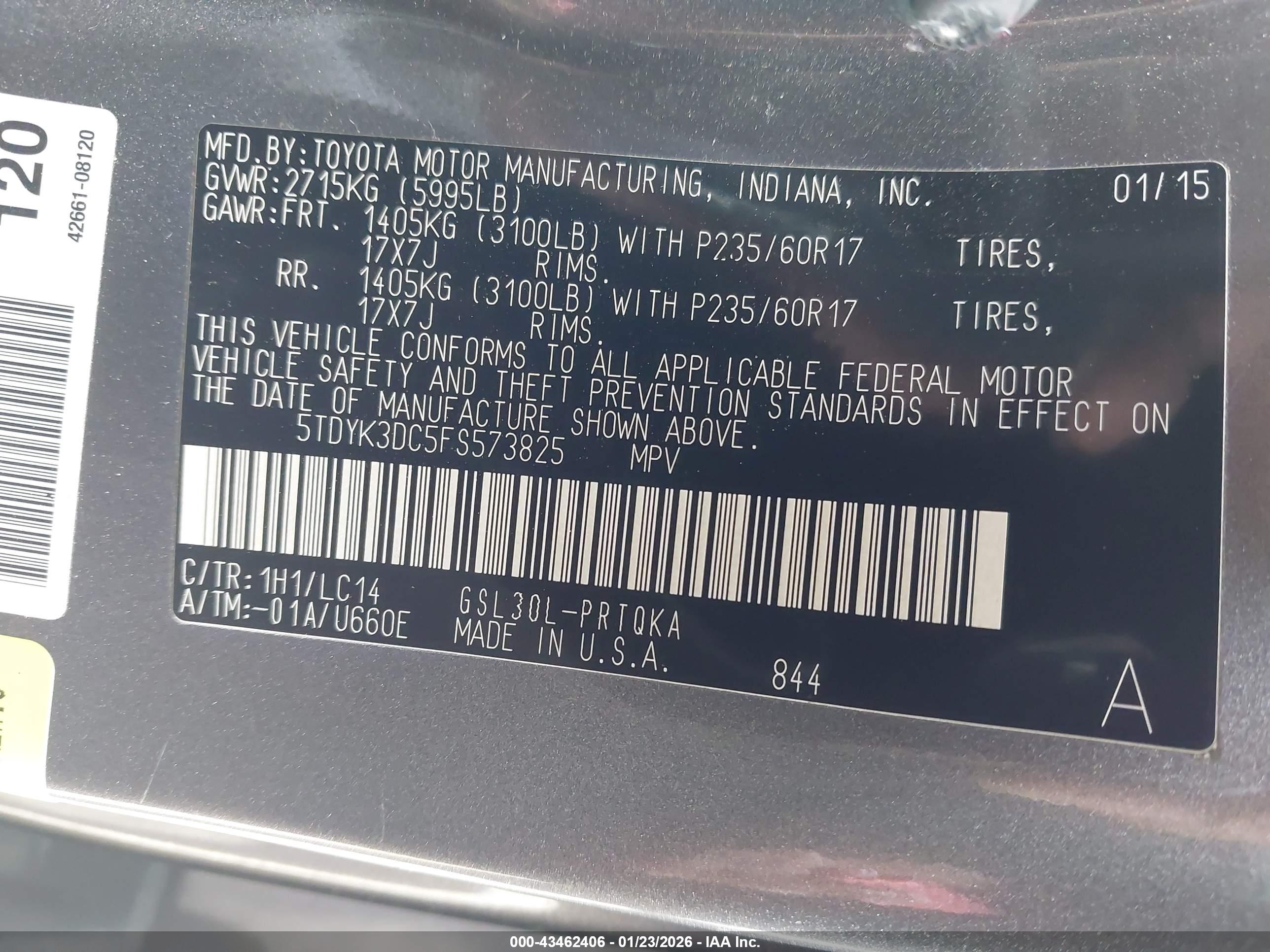 TOYOTA SIENNA image 9