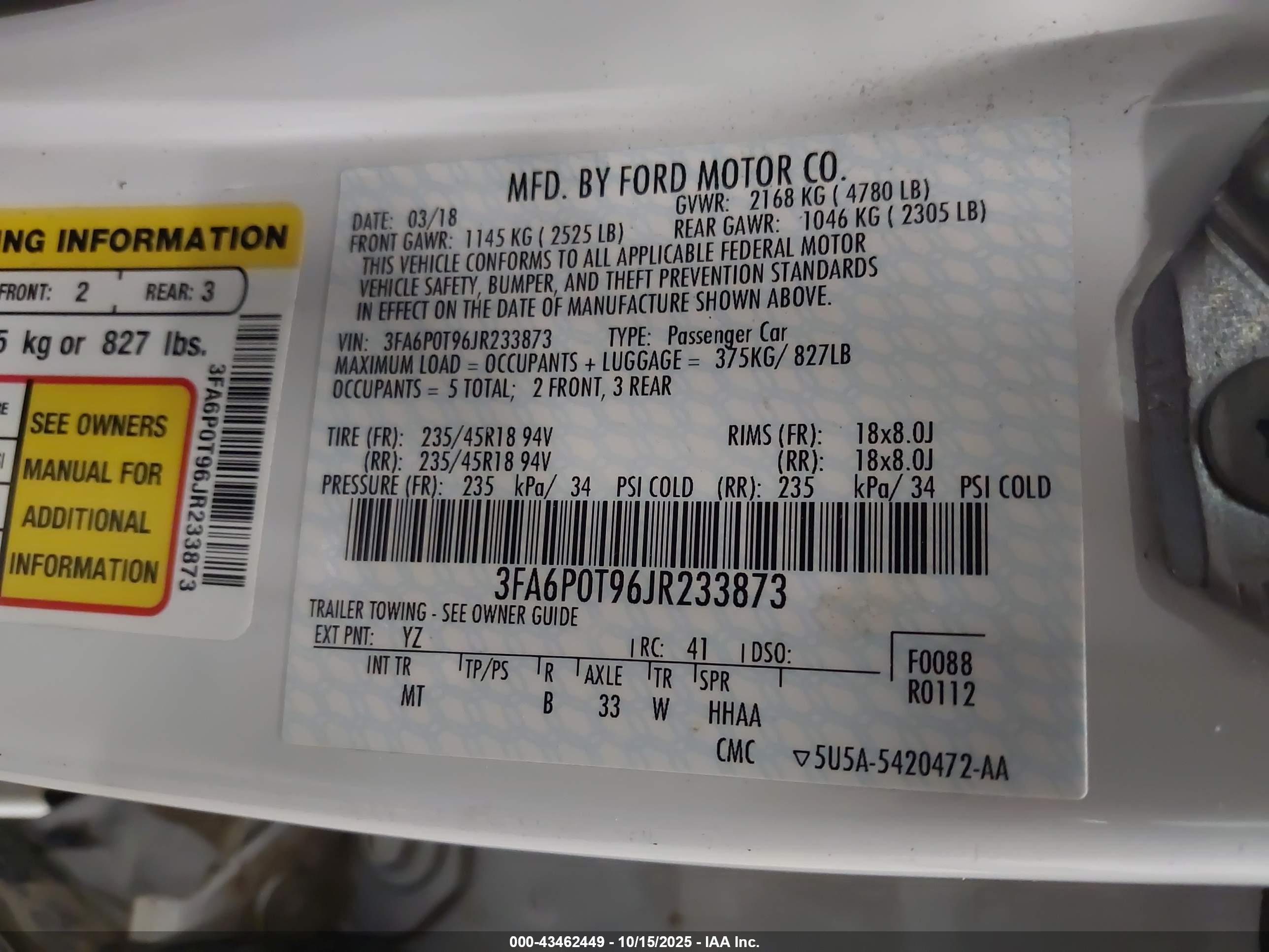 FORD FUSION image 9