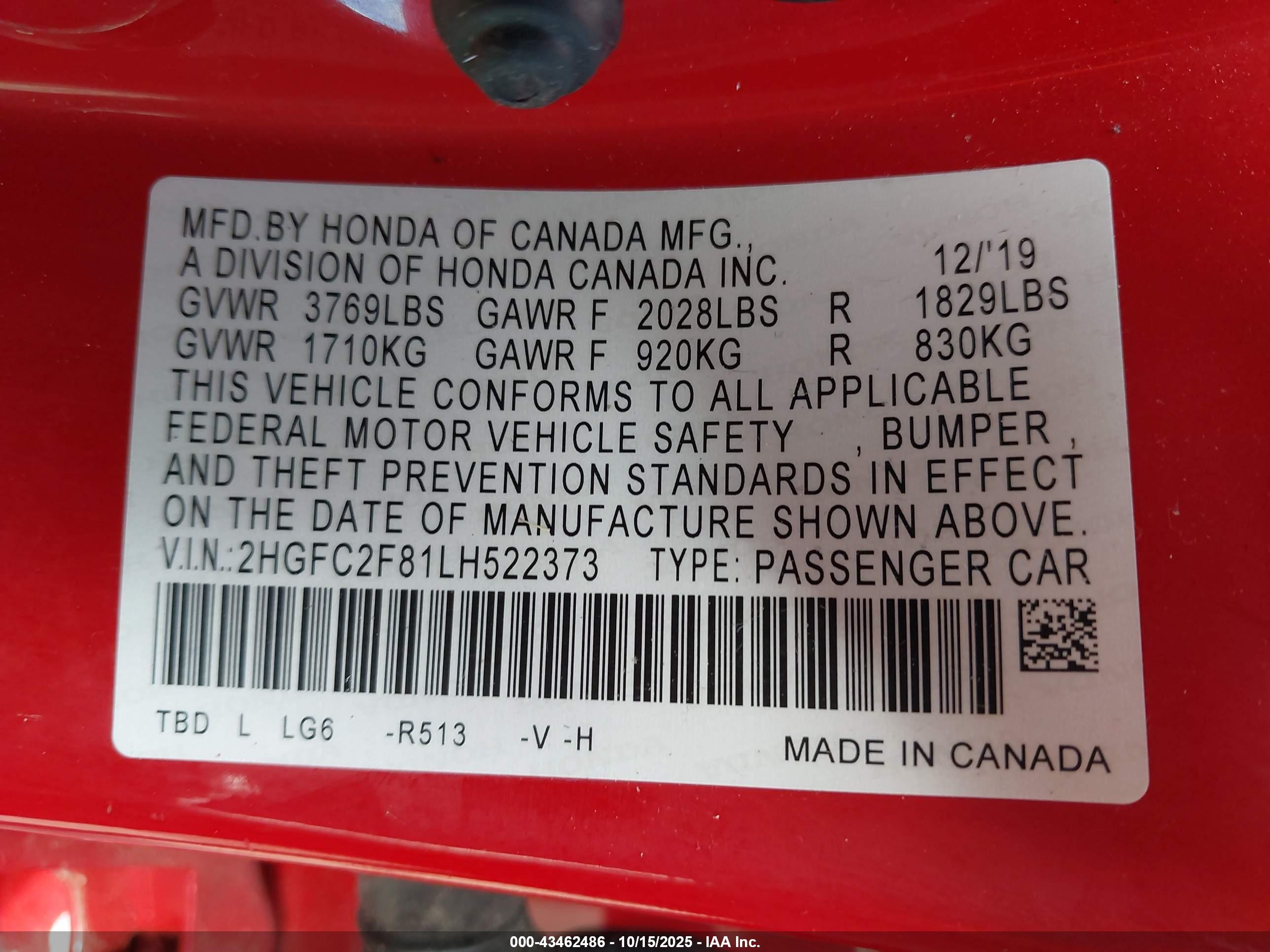 HONDA CIVIC image 9