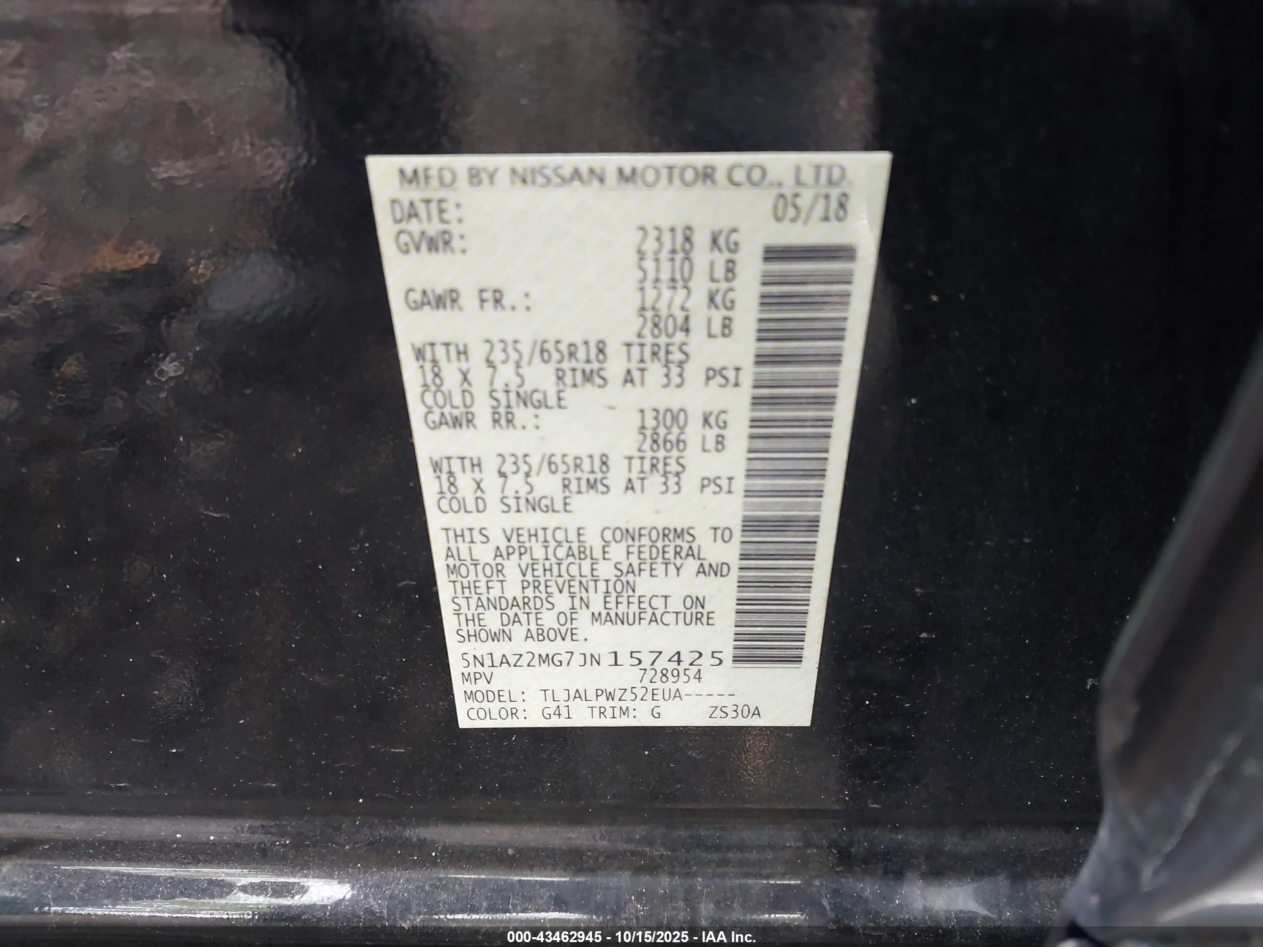 NISSAN MURANO image 9