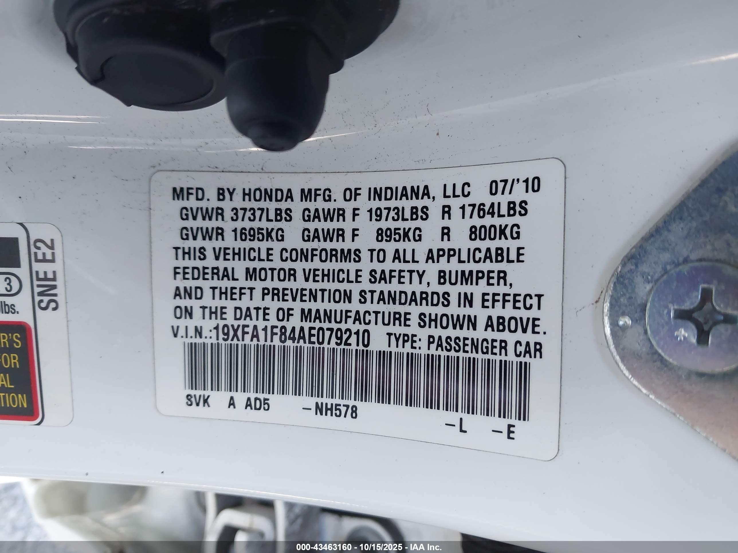HONDA CIVIC image 9