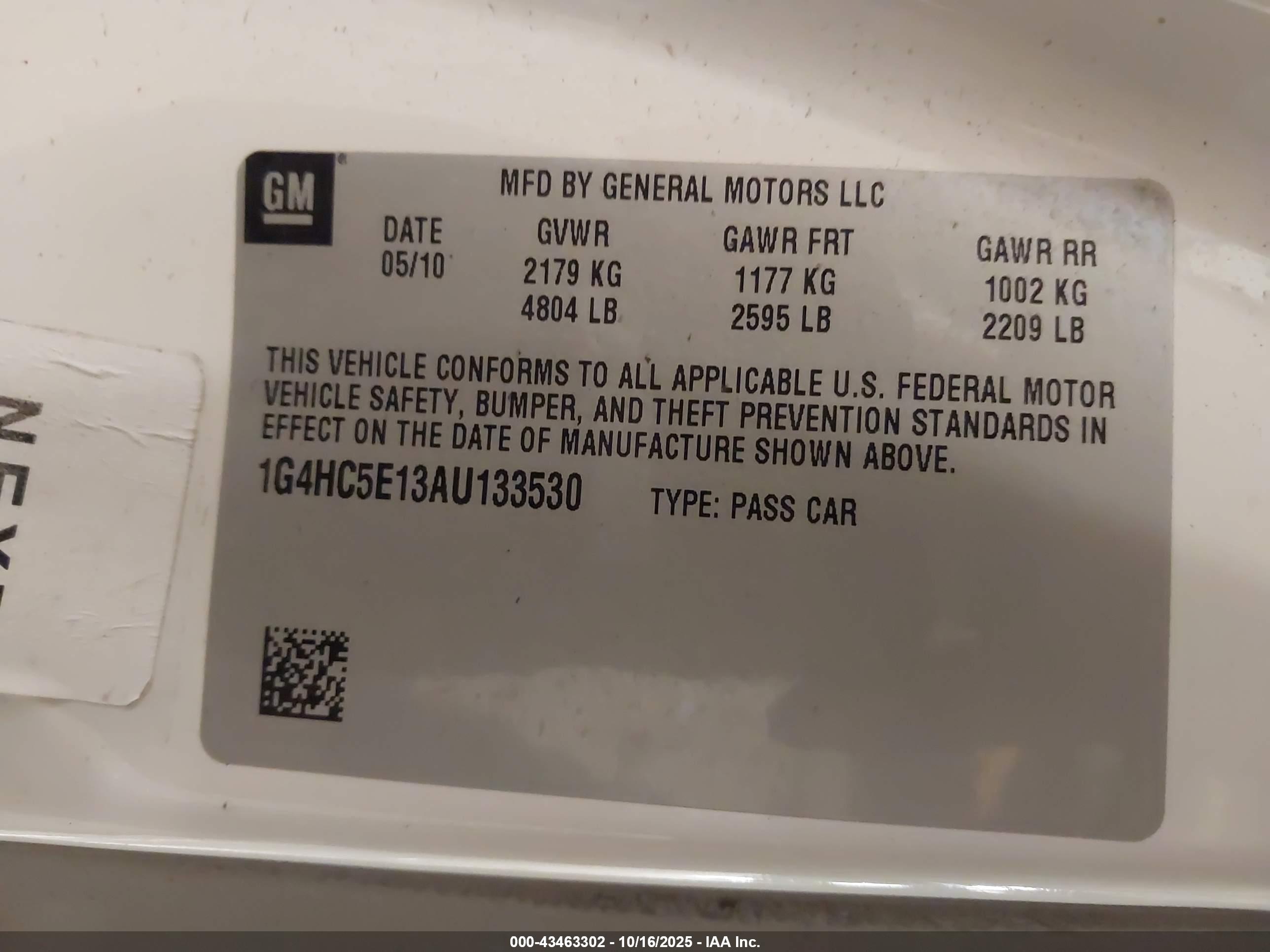 BUICK LUCERNE image 9
