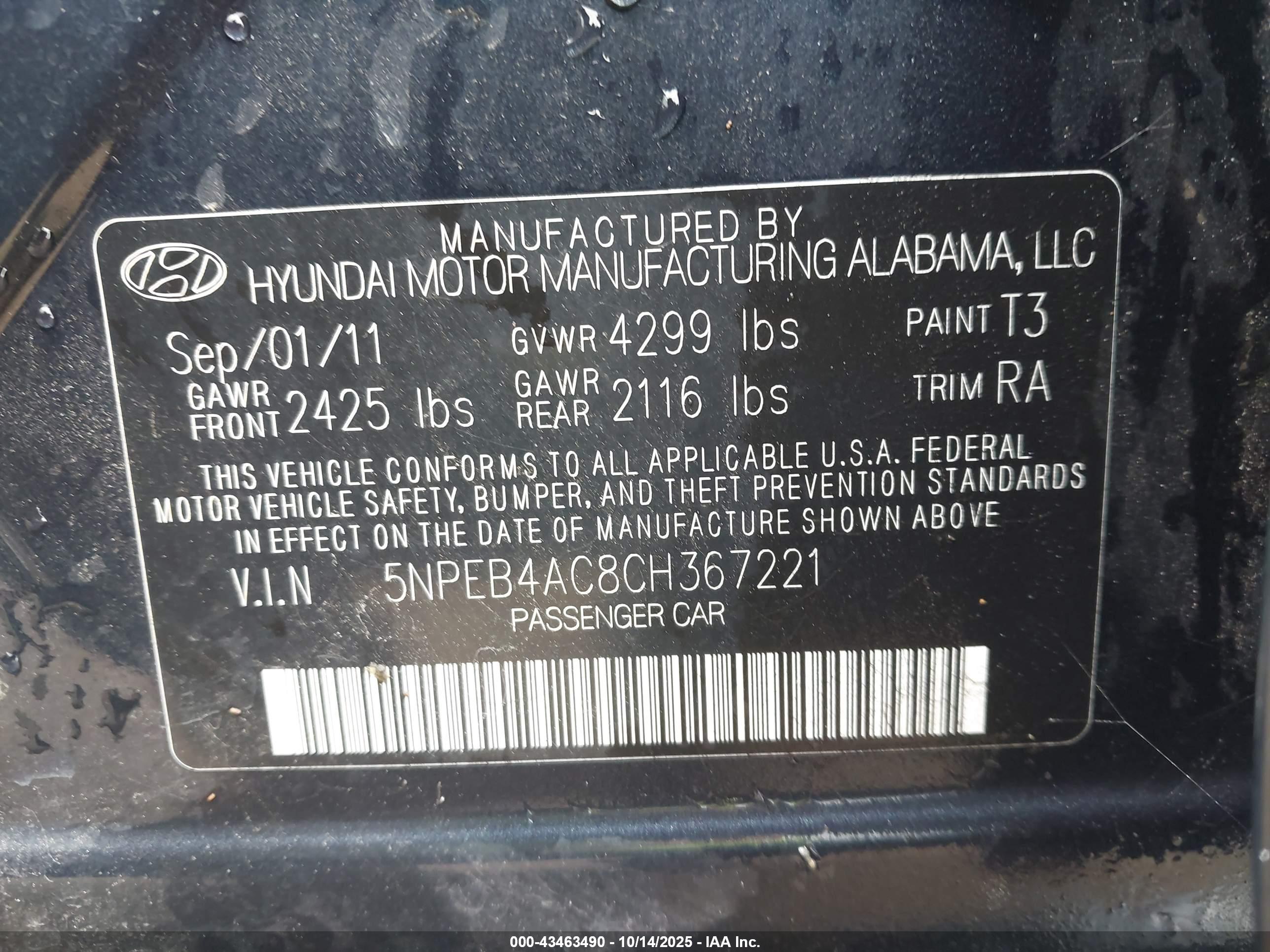HYUNDAI SONATA image 9