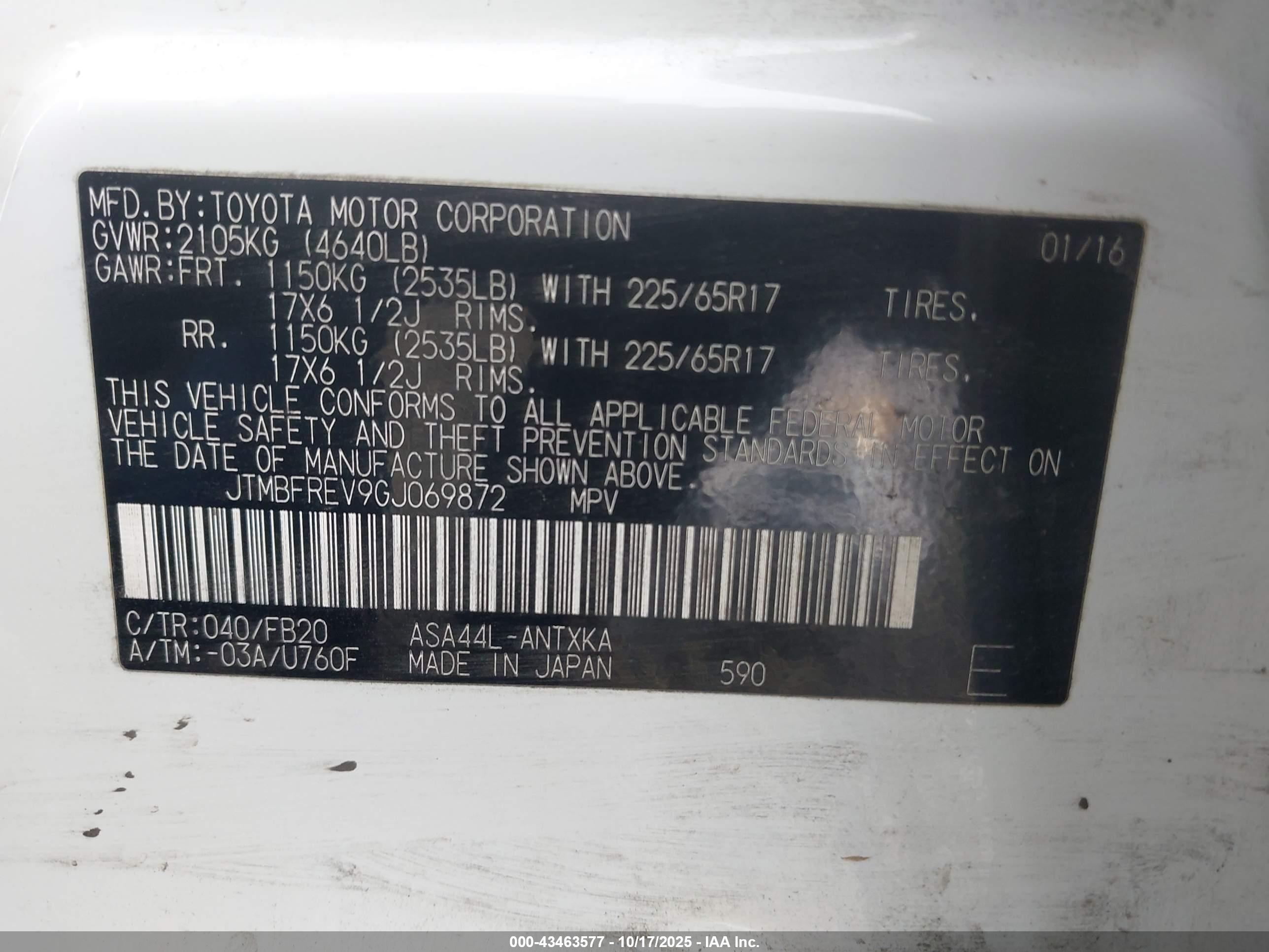 TOYOTA RAV4 image 9