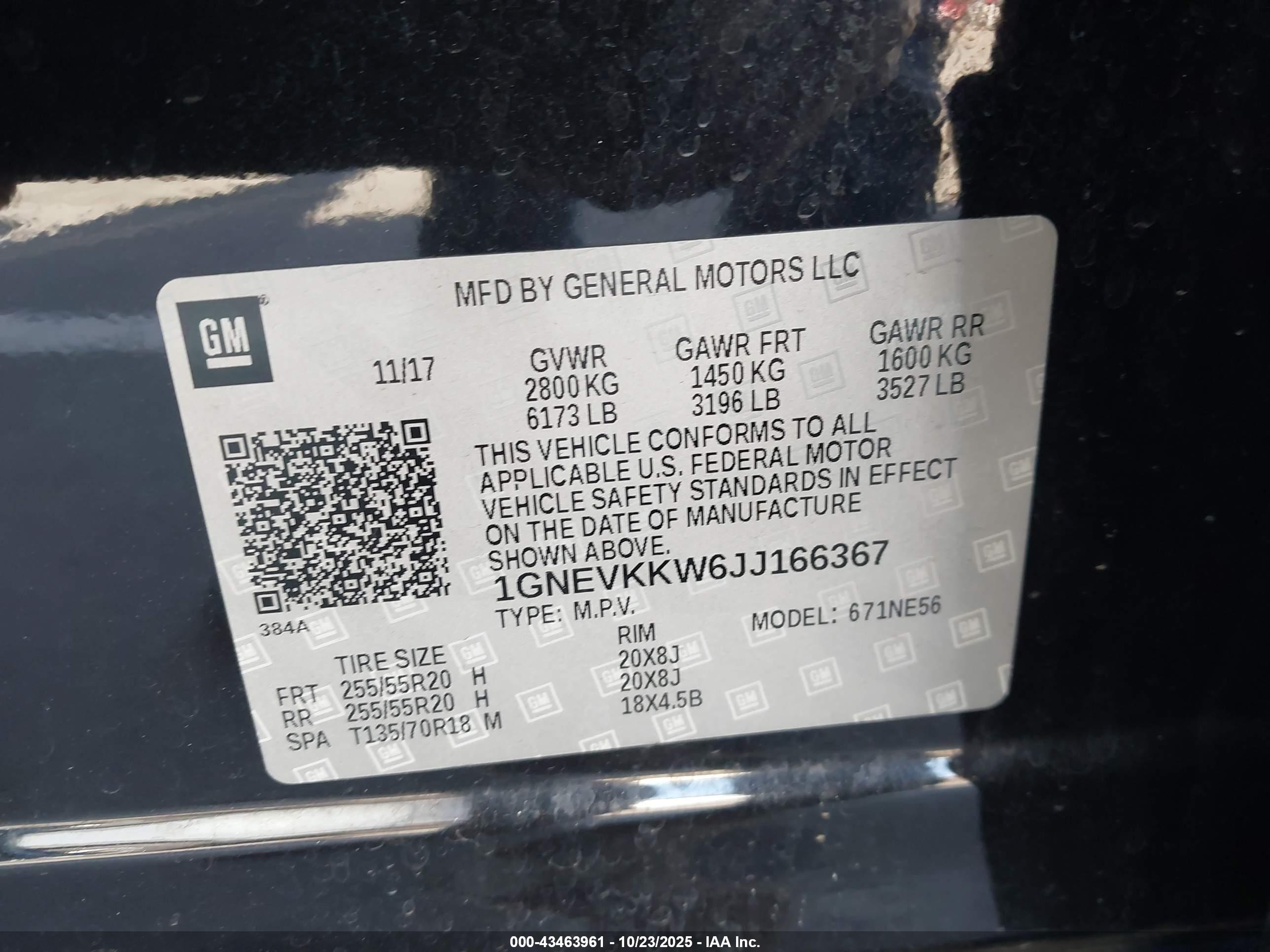 CHEVROLET TRAVERSE image 9