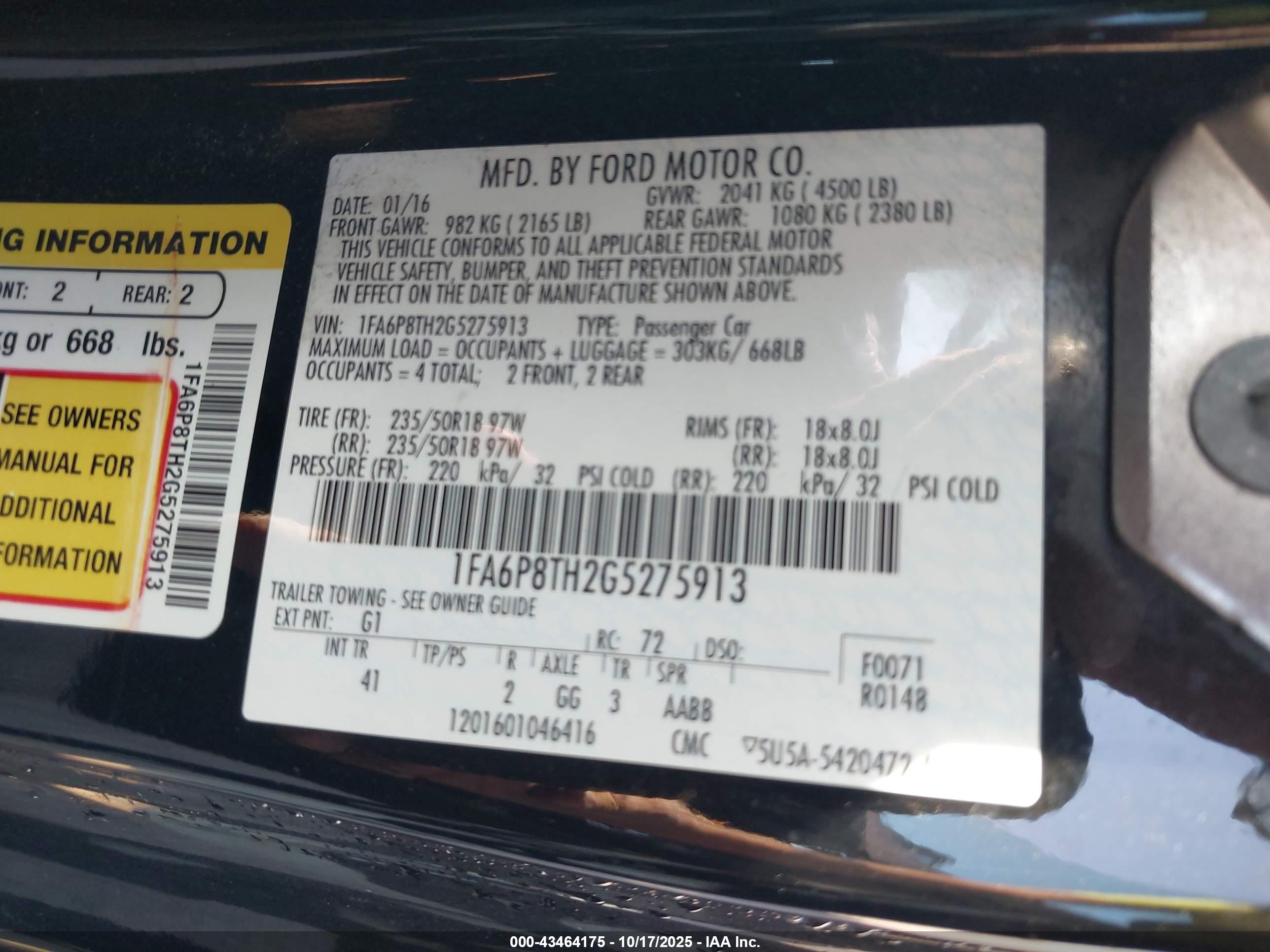 FORD MUSTANG image 9