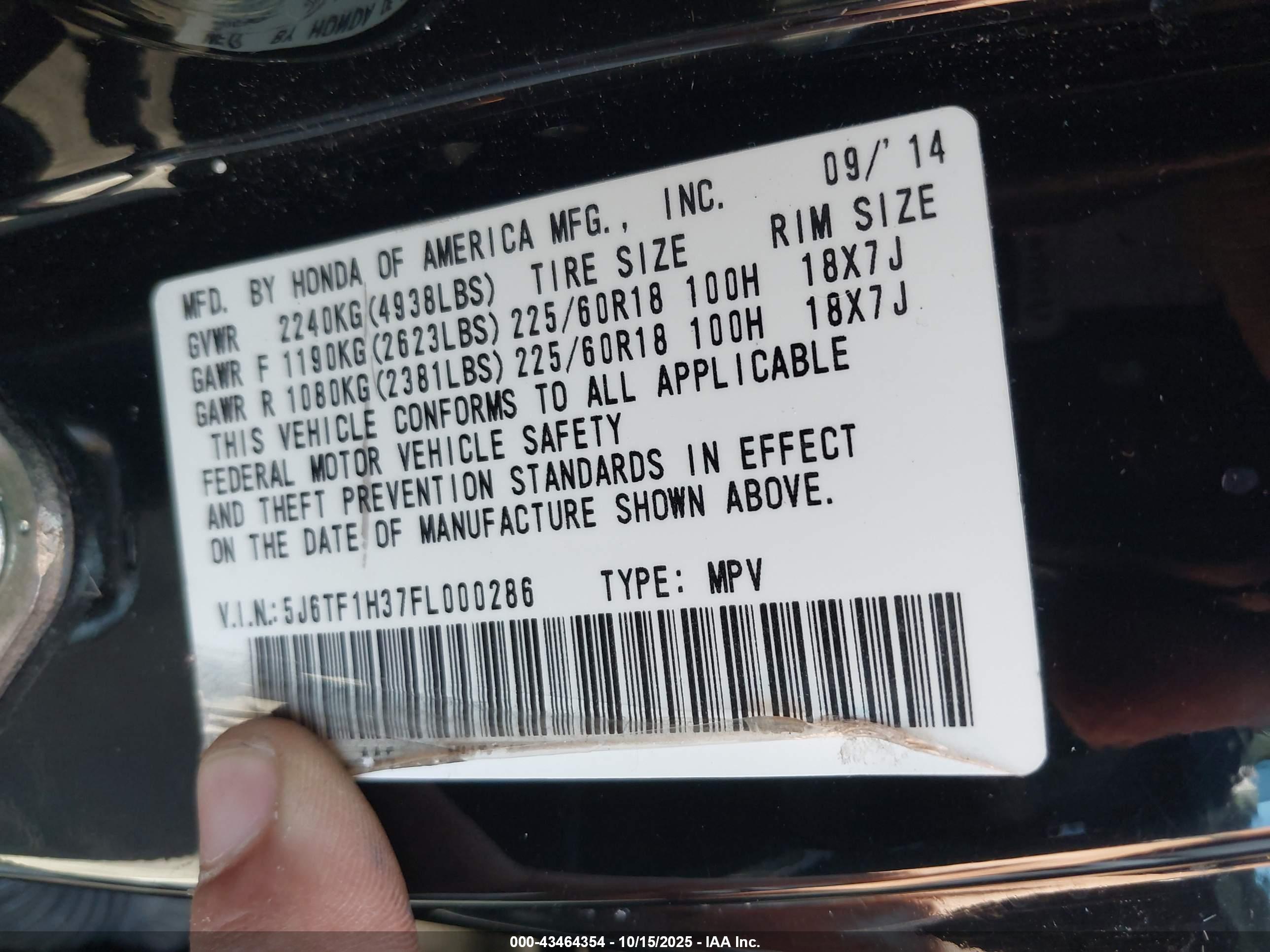 HONDA CROSSTOUR image 9