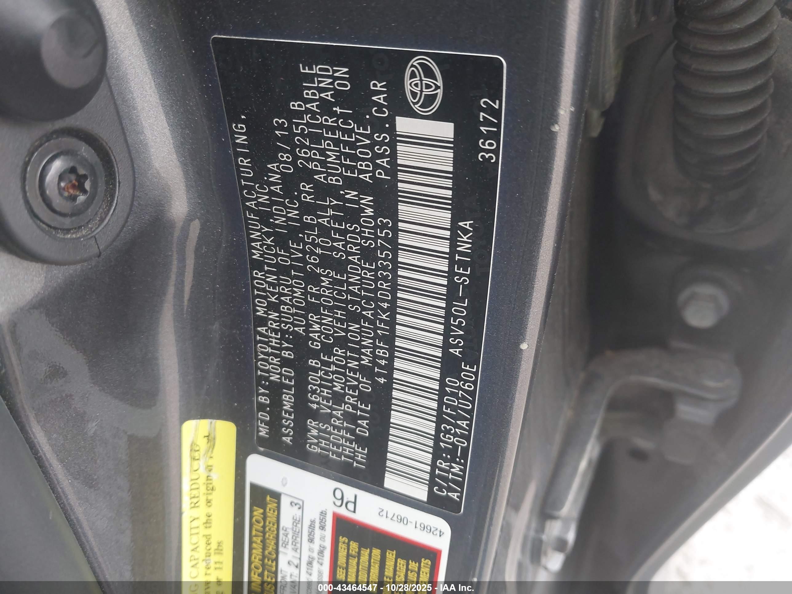 TOYOTA CAMRY image 9