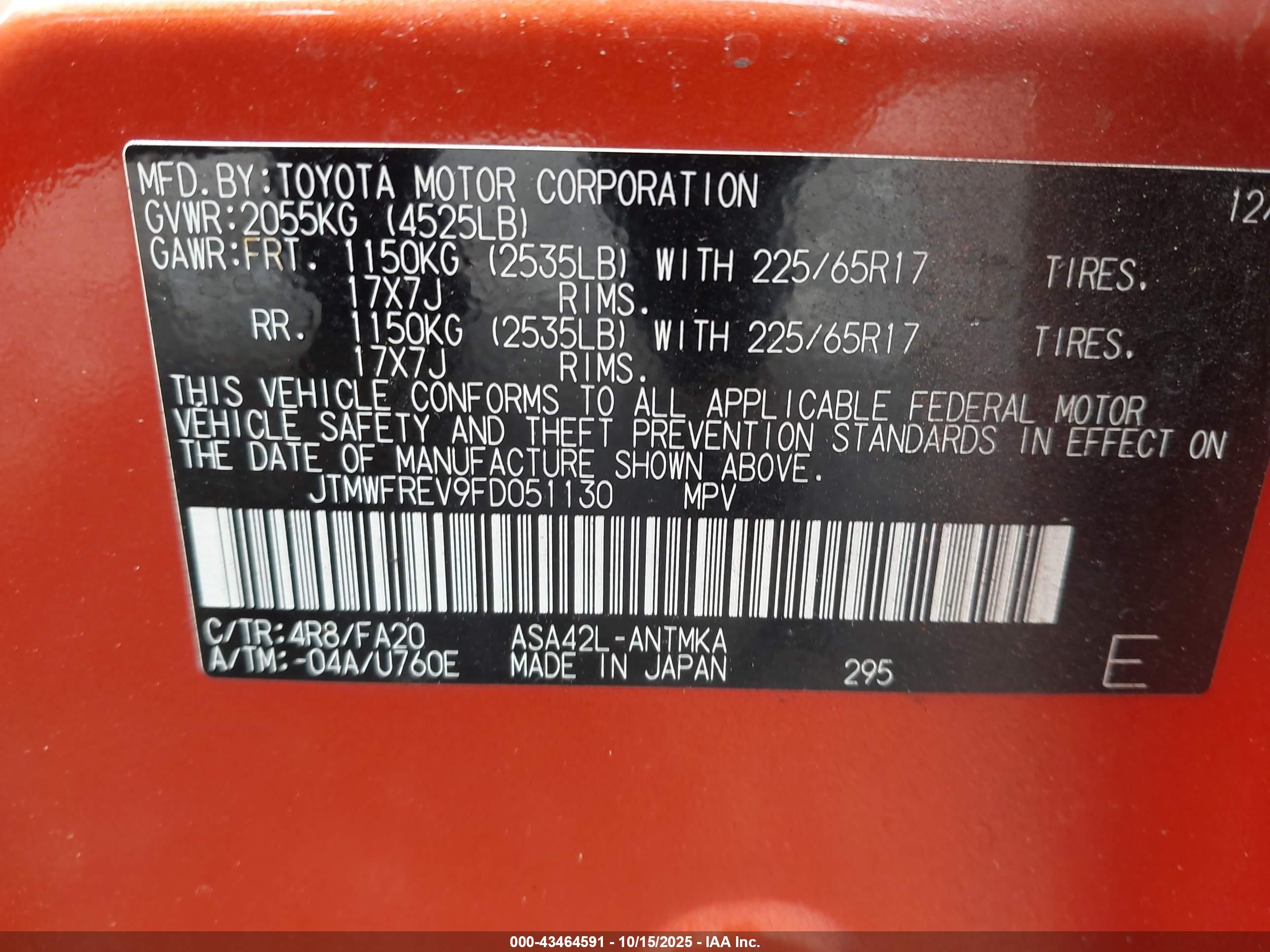 TOYOTA RAV4 image 9