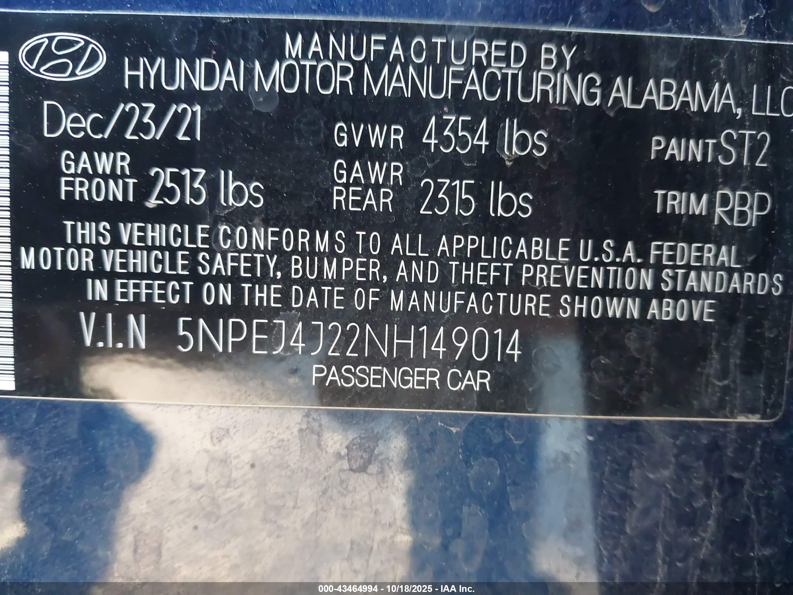 HYUNDAI SONATA image 9