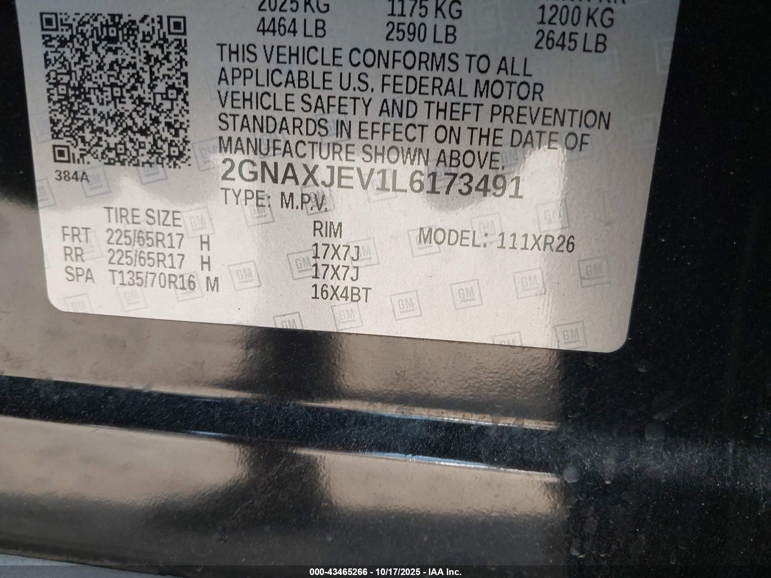 CHEVROLET EQUINOX image 9