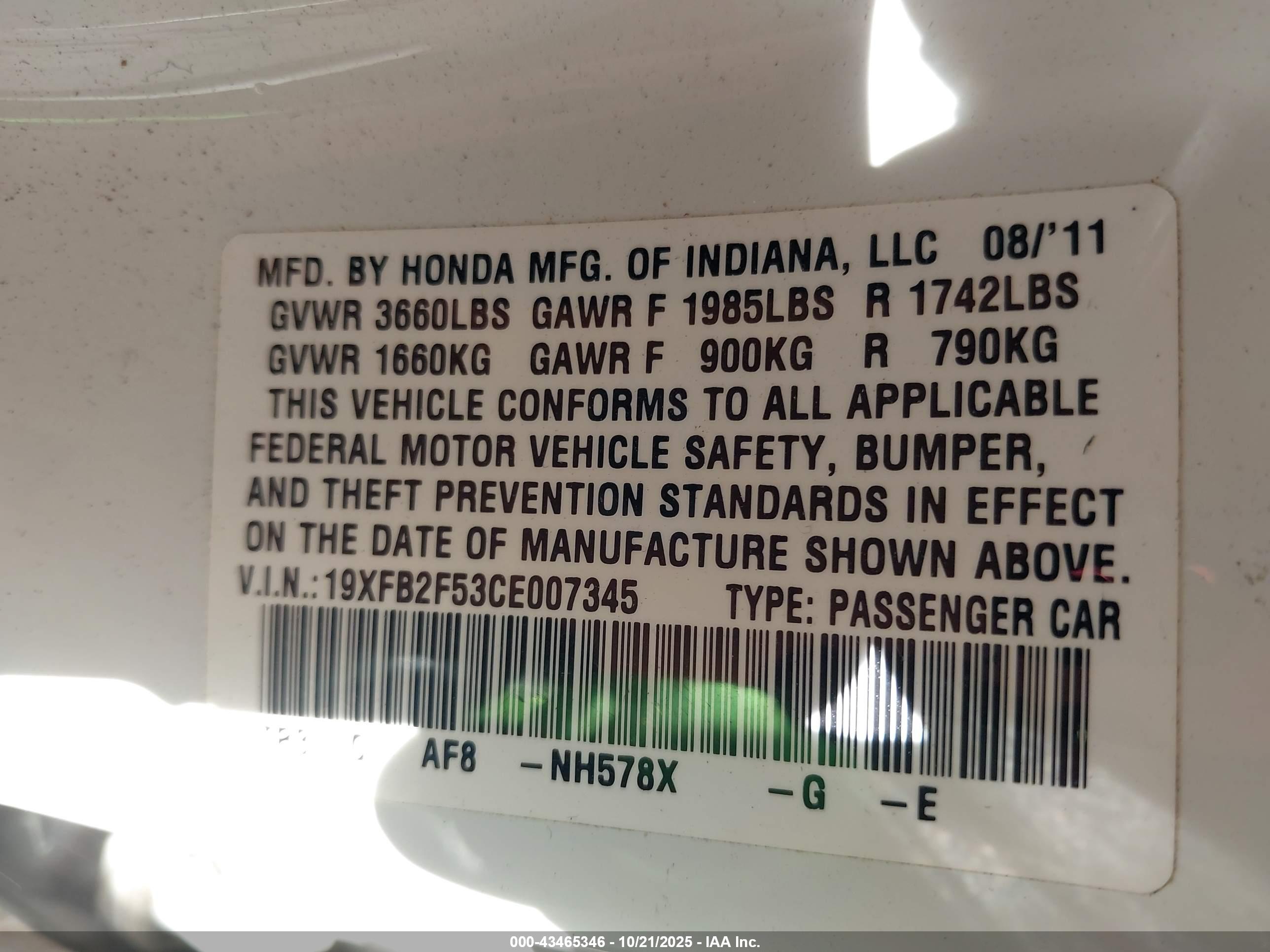 HONDA CIVIC image 9