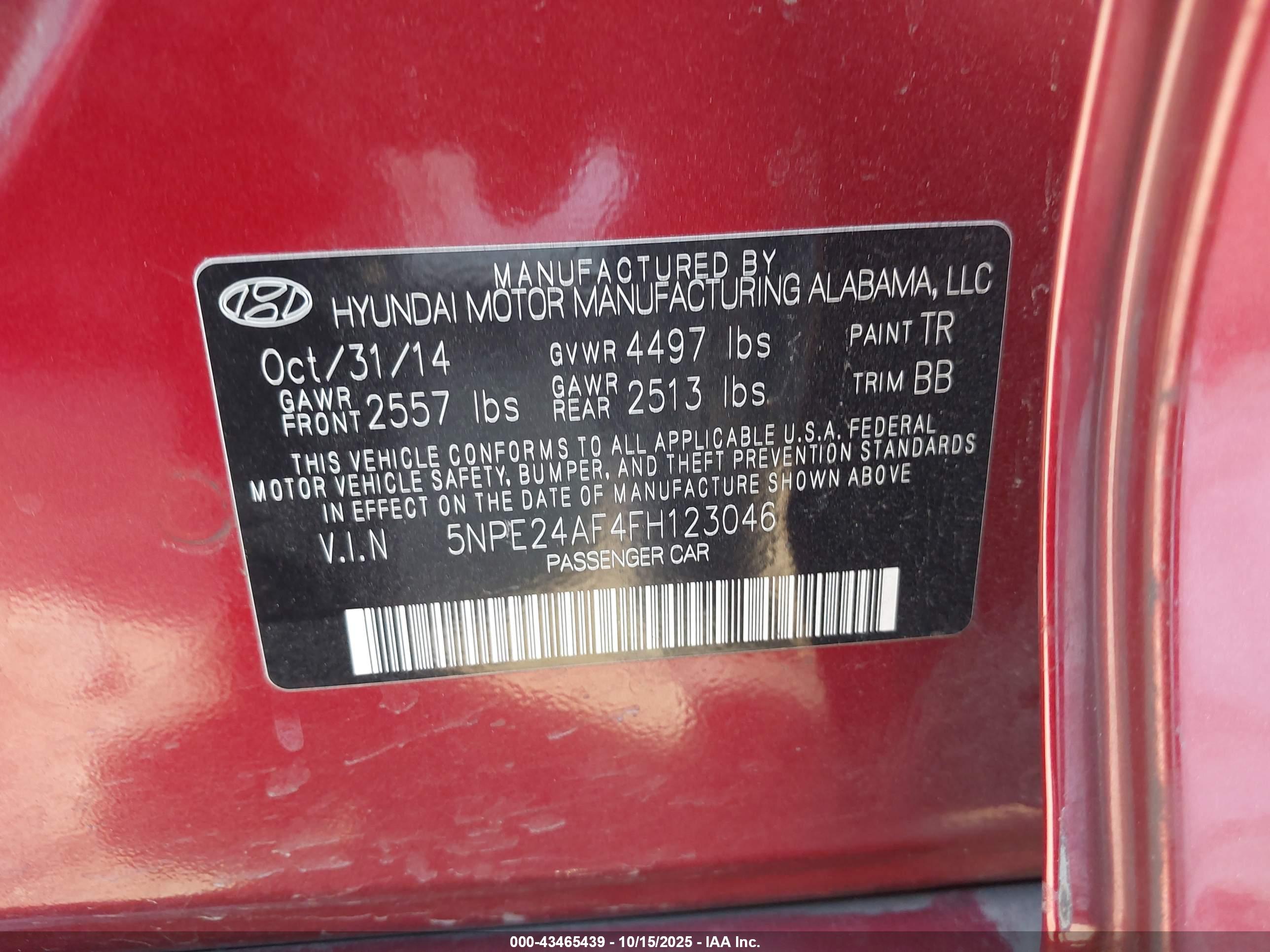 HYUNDAI SONATA image 9