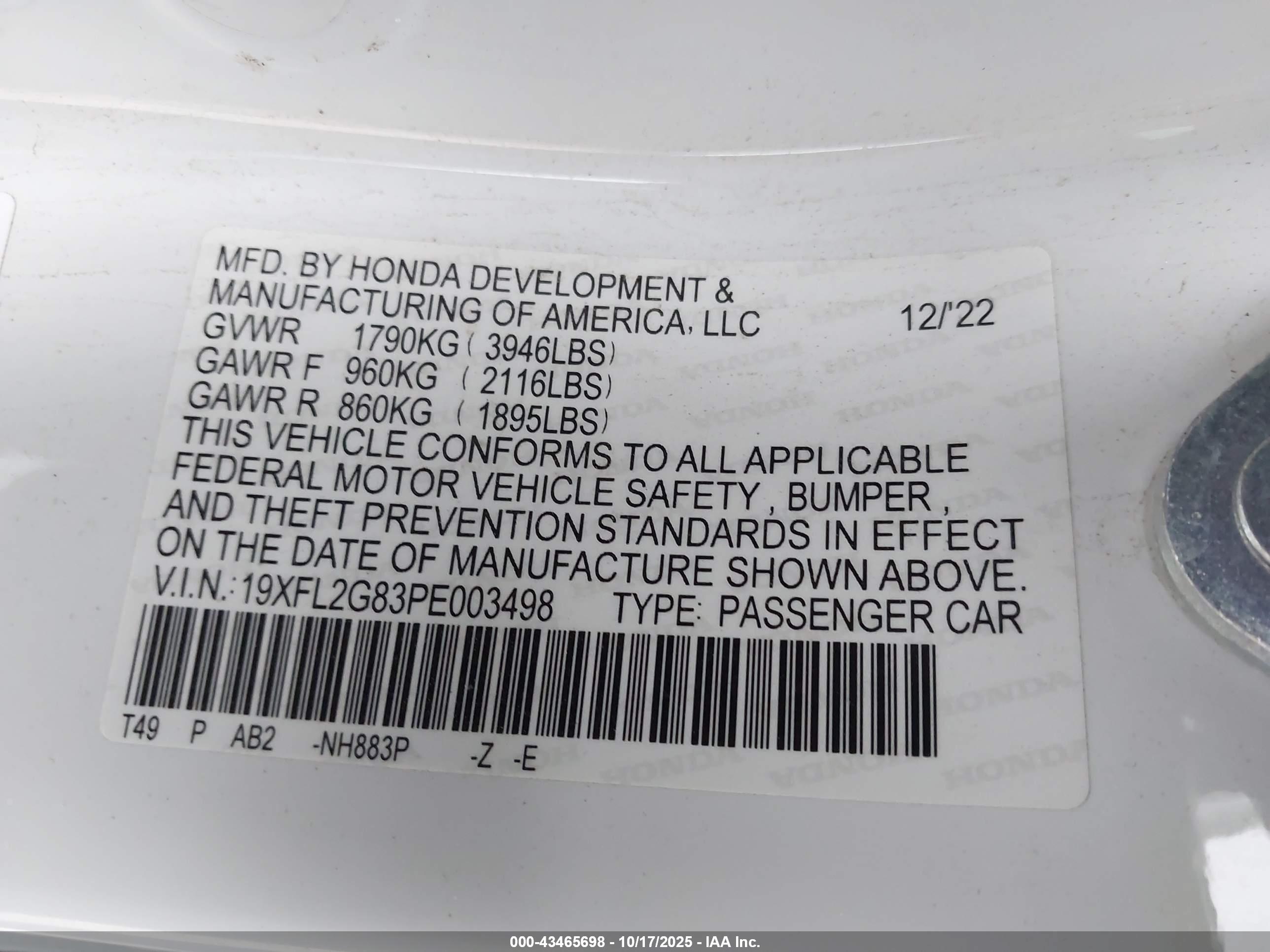 HONDA CIVIC image 9