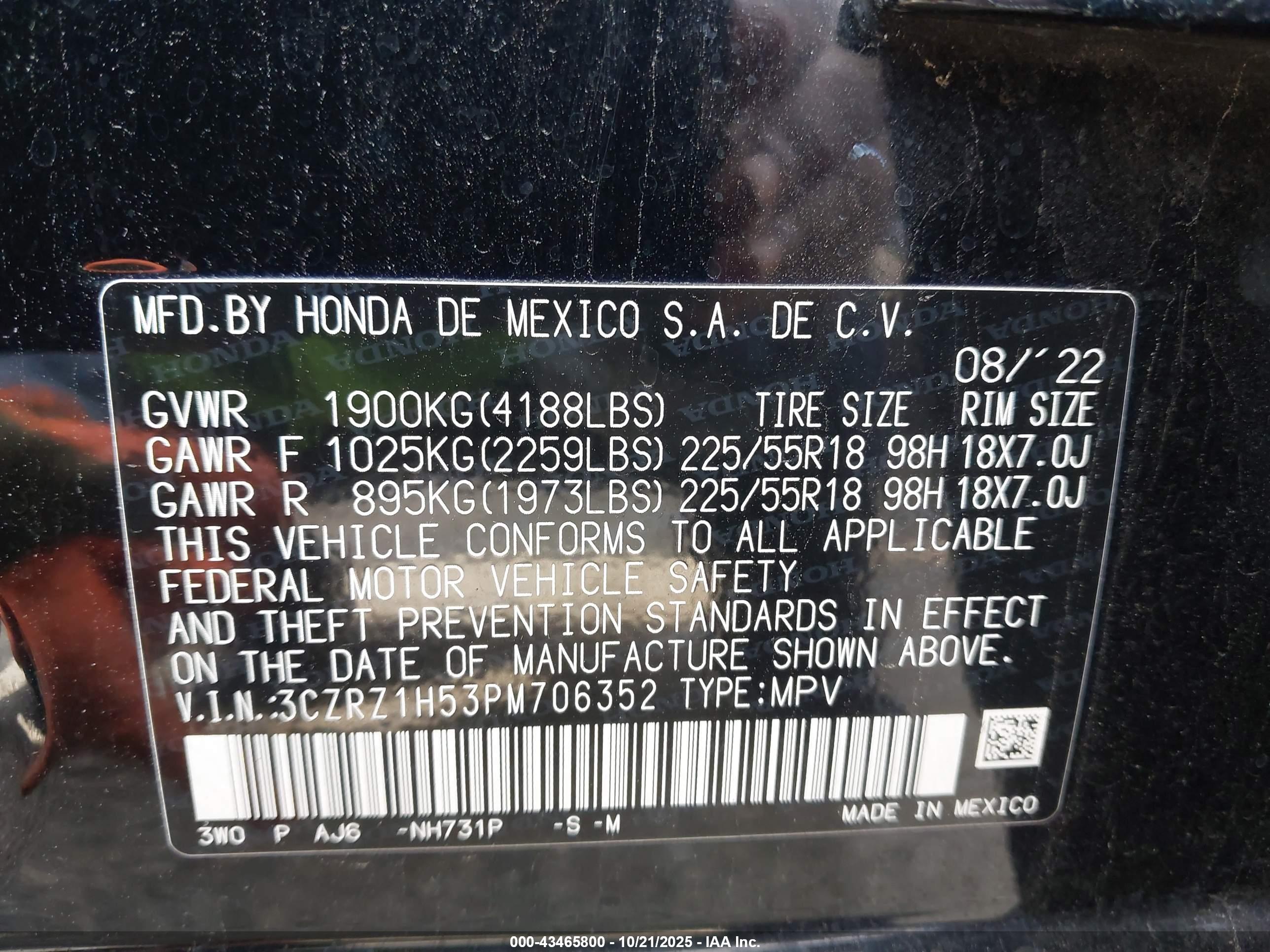 HONDA HR-V image 9
