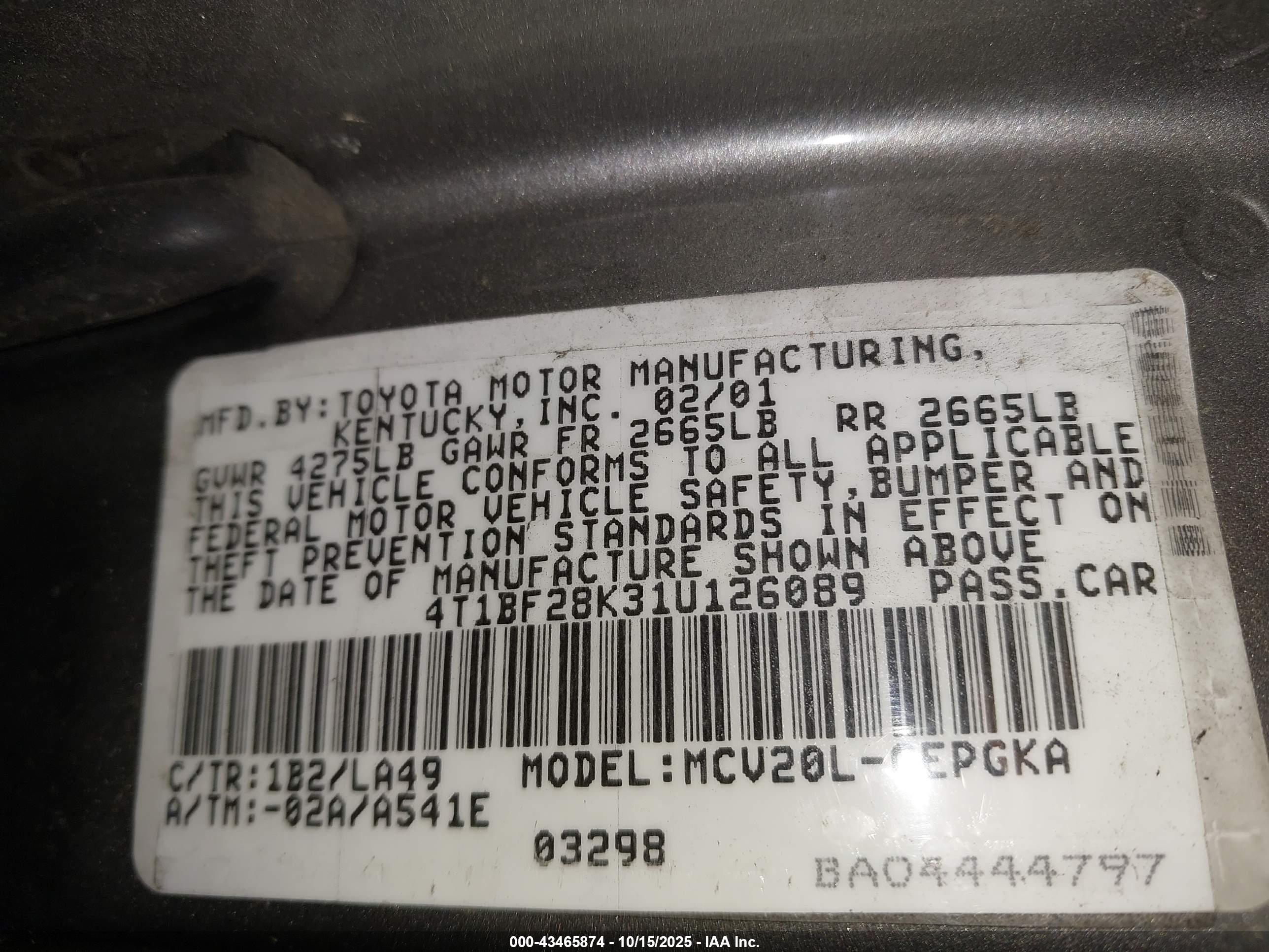 TOYOTA CAMRY image 9