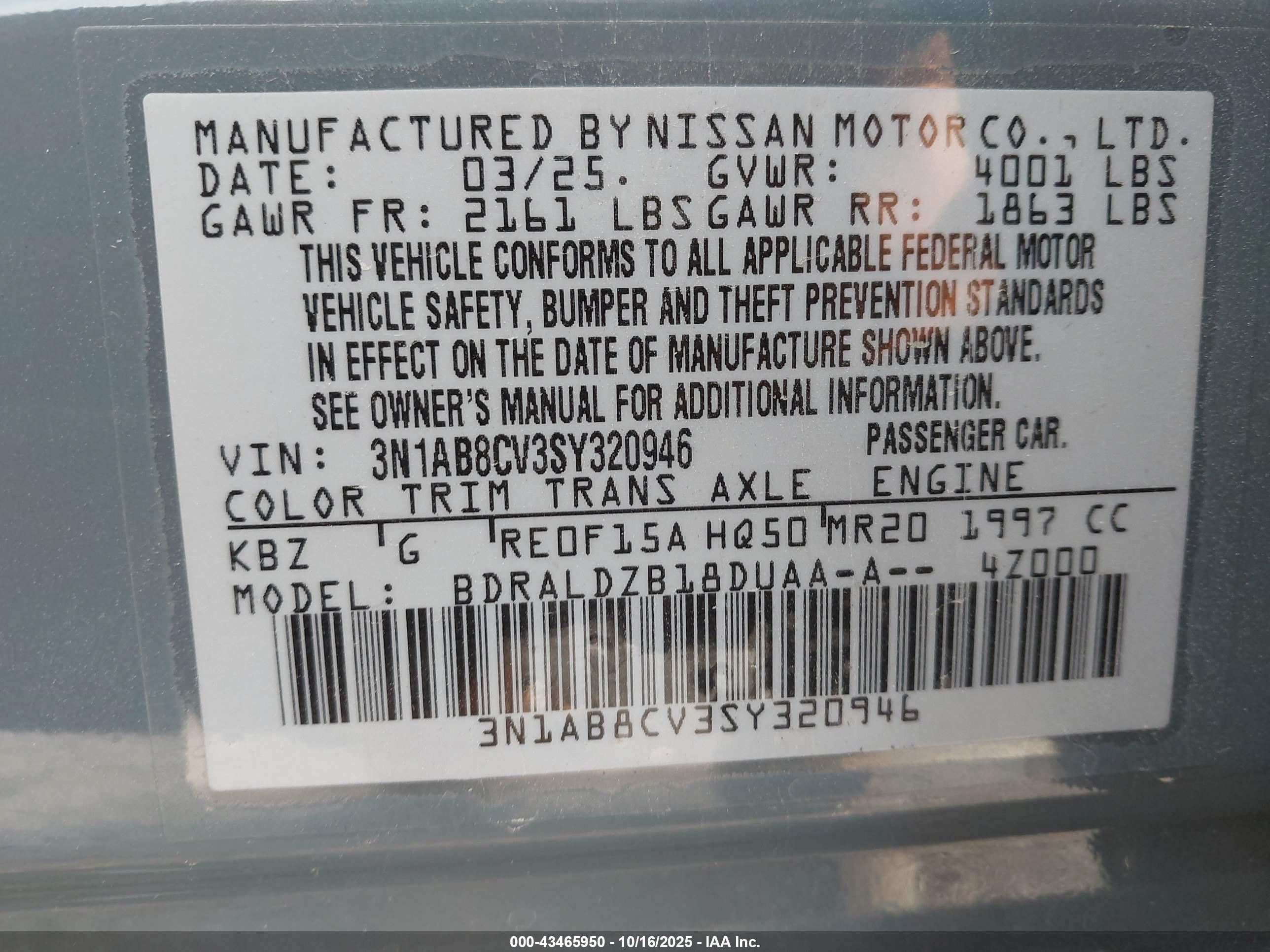 NISSAN SENTRA image 9