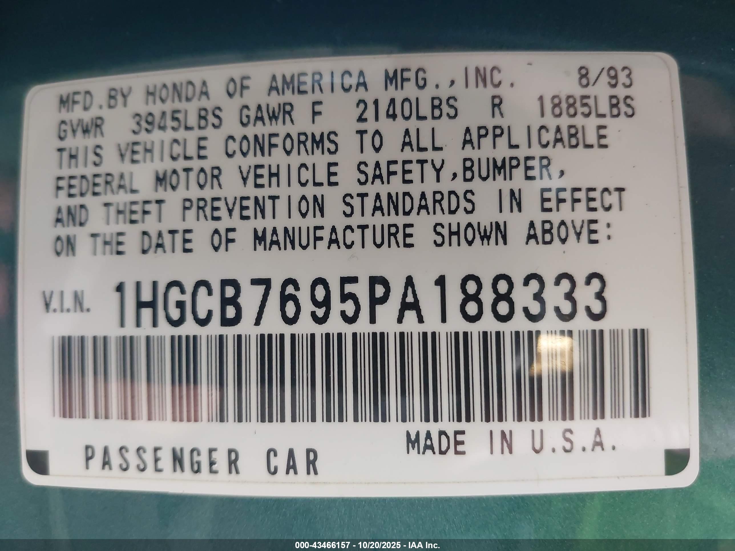 HONDA ACCORD image 9
