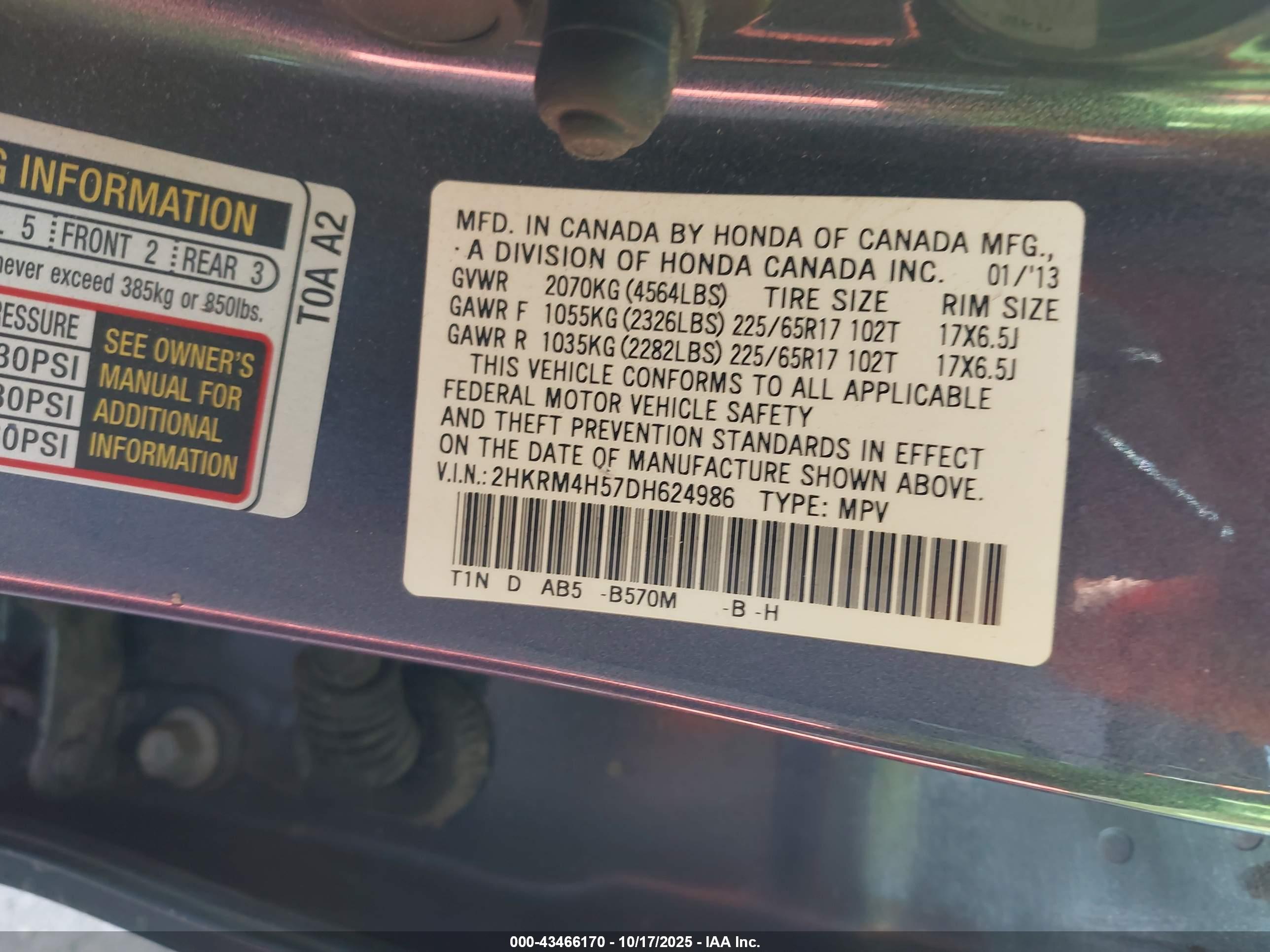 HONDA CR-V image 9
