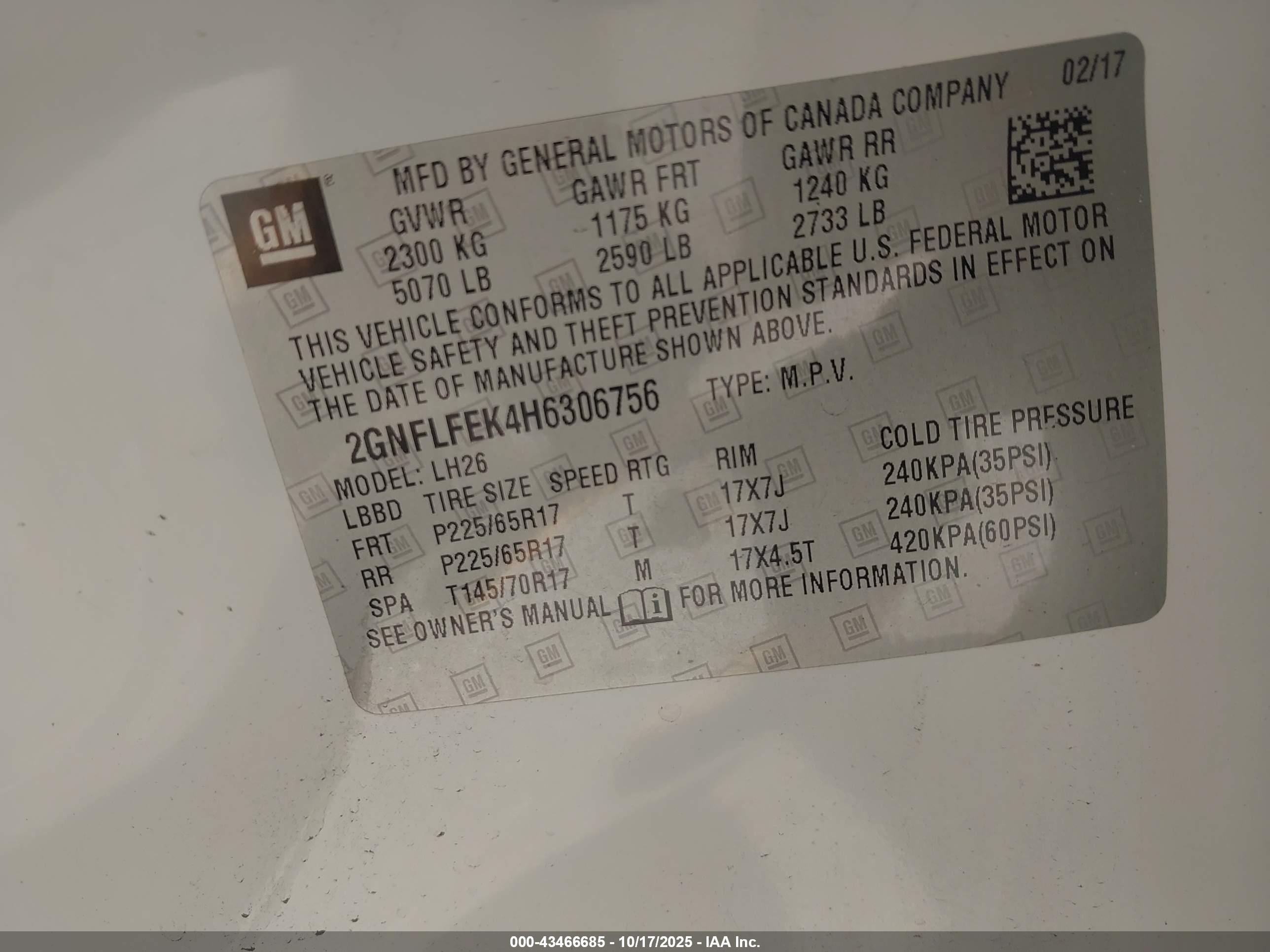 CHEVROLET EQUINOX image 9