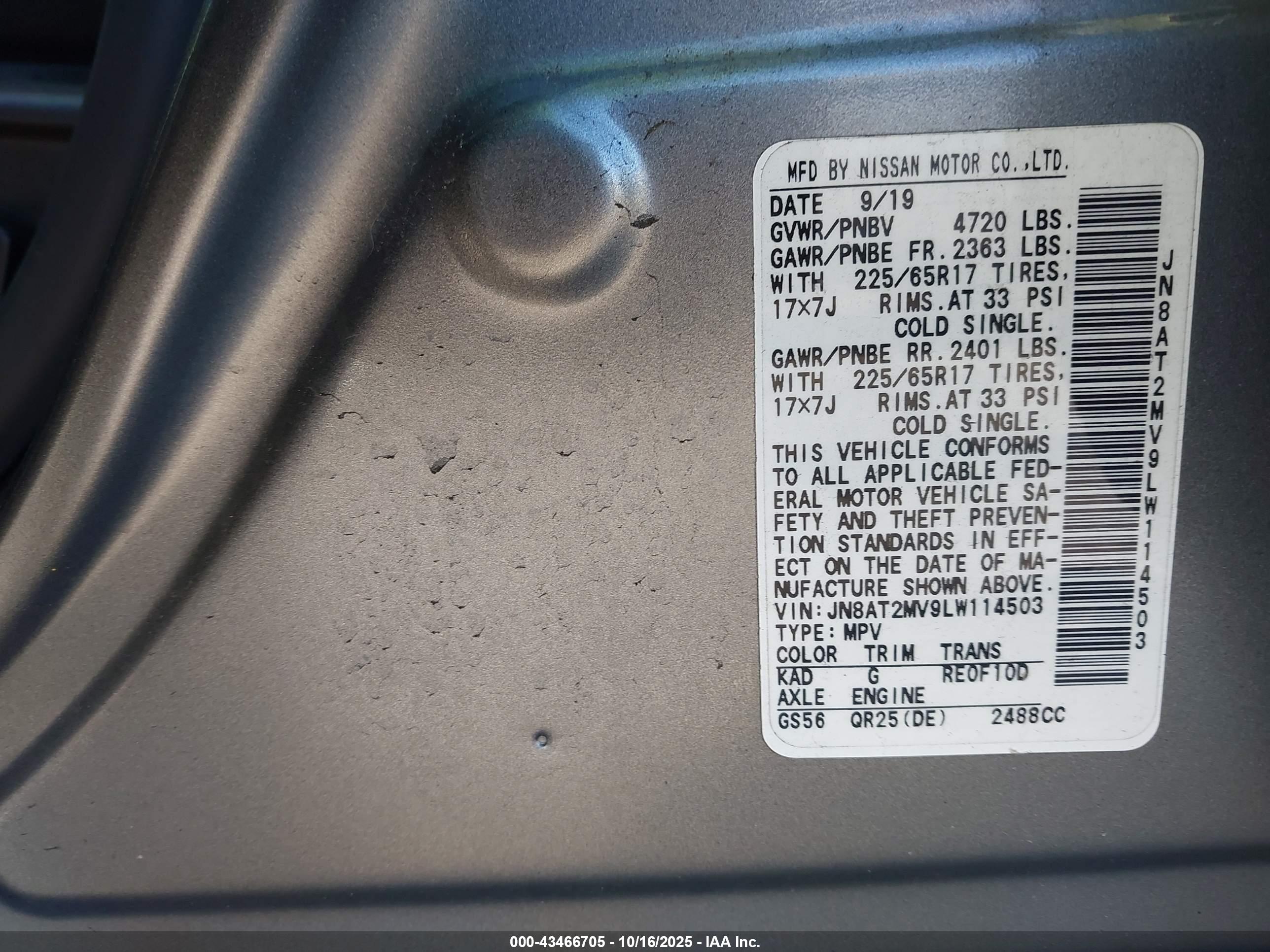 NISSAN ROGUE image 9
