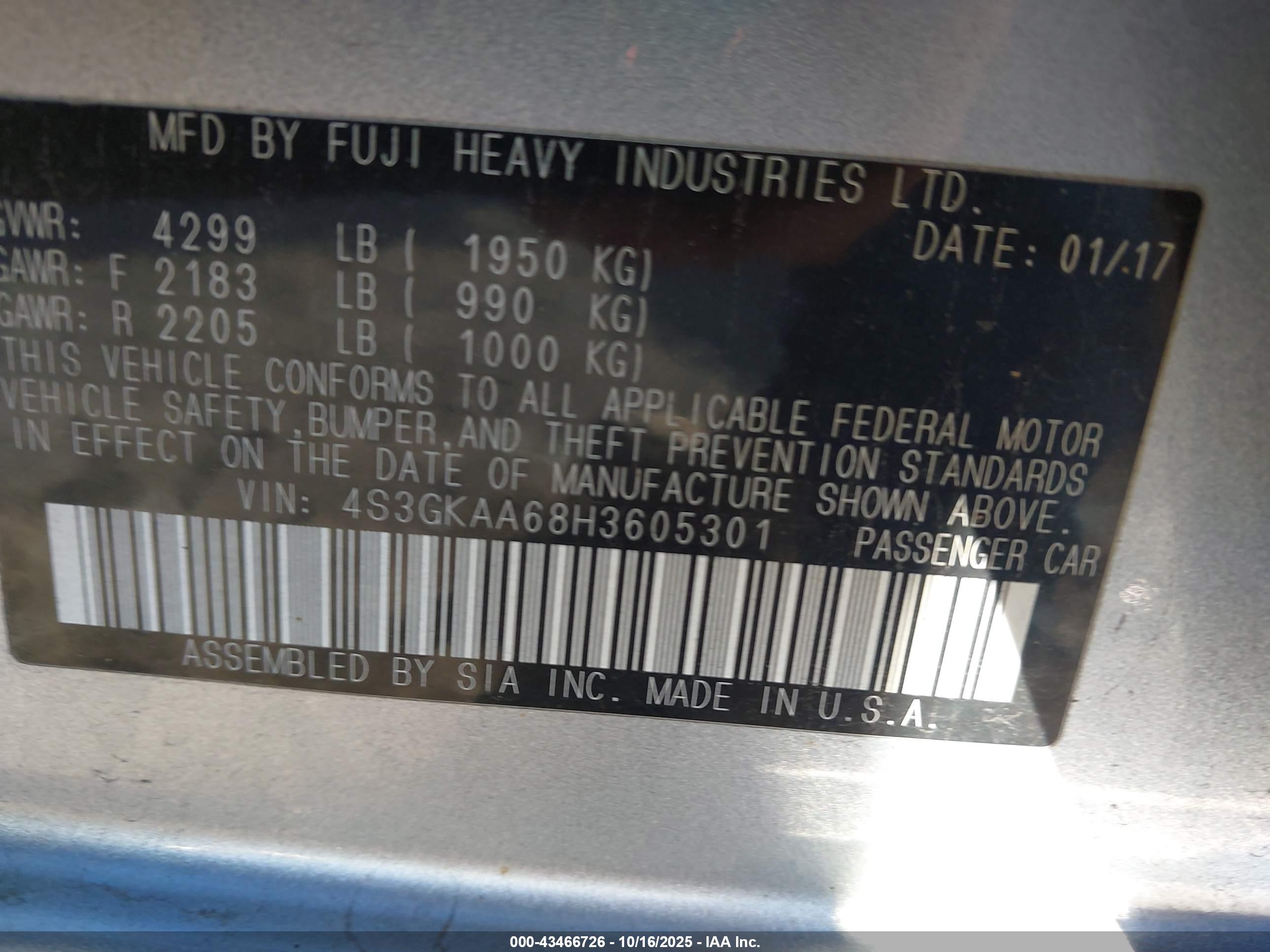 SUBARU IMPREZA image 9