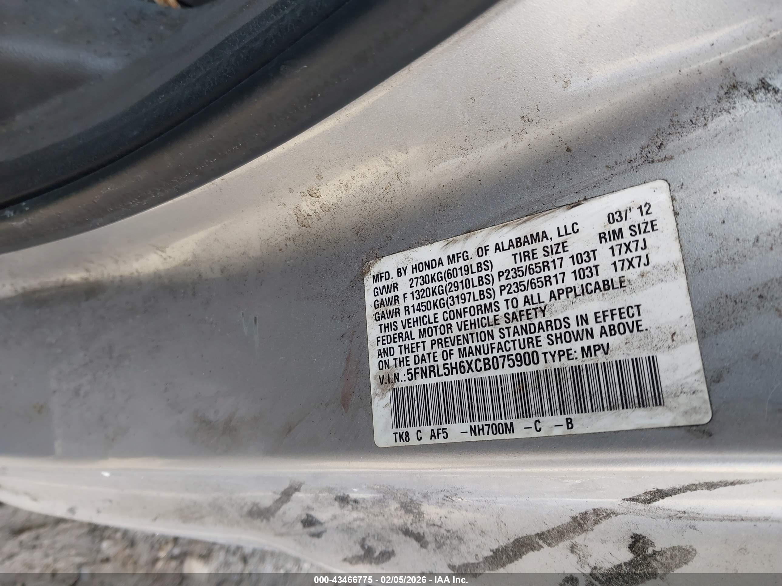 HONDA ODYSSEY image 9