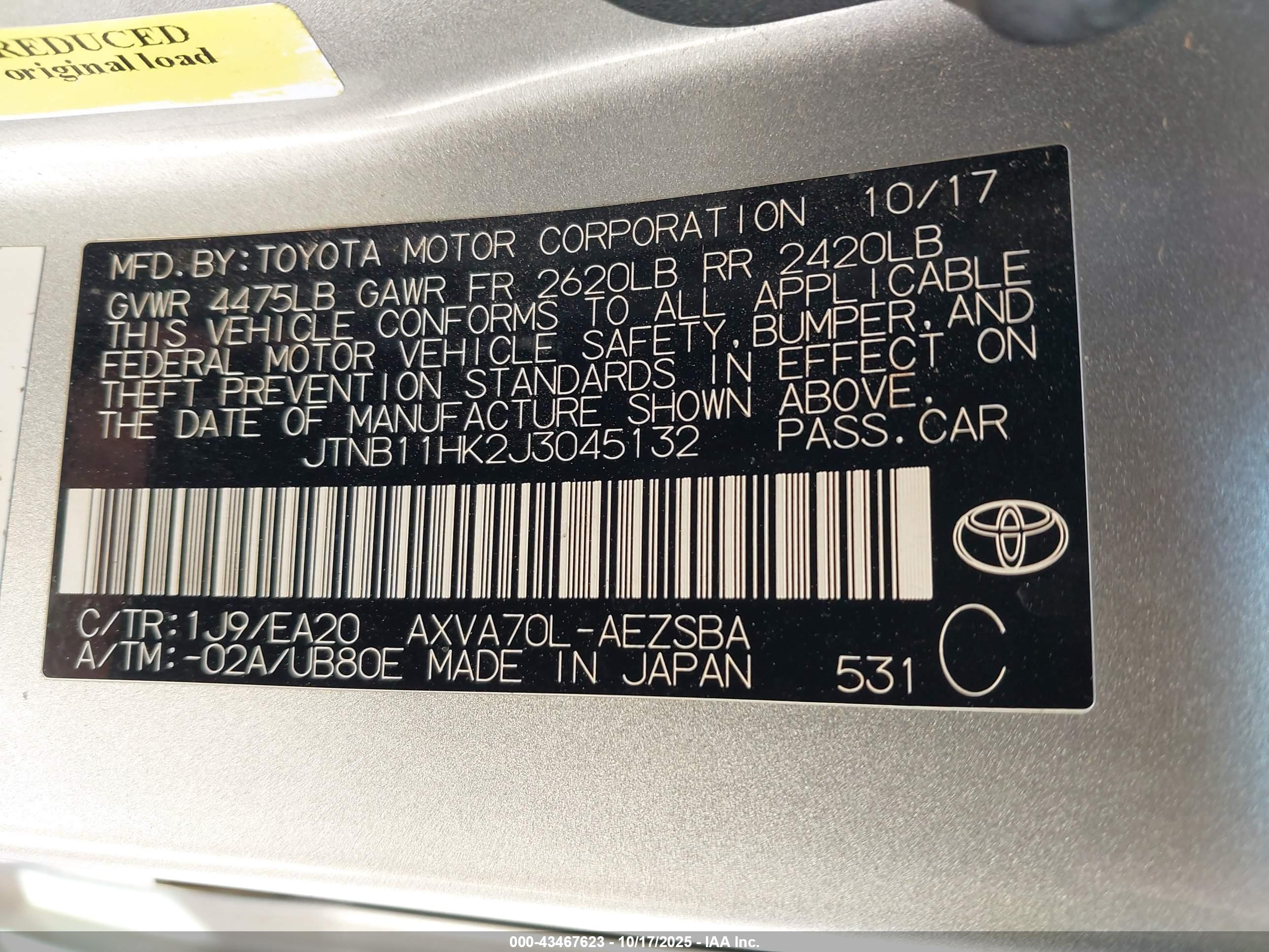 TOYOTA CAMRY image 9