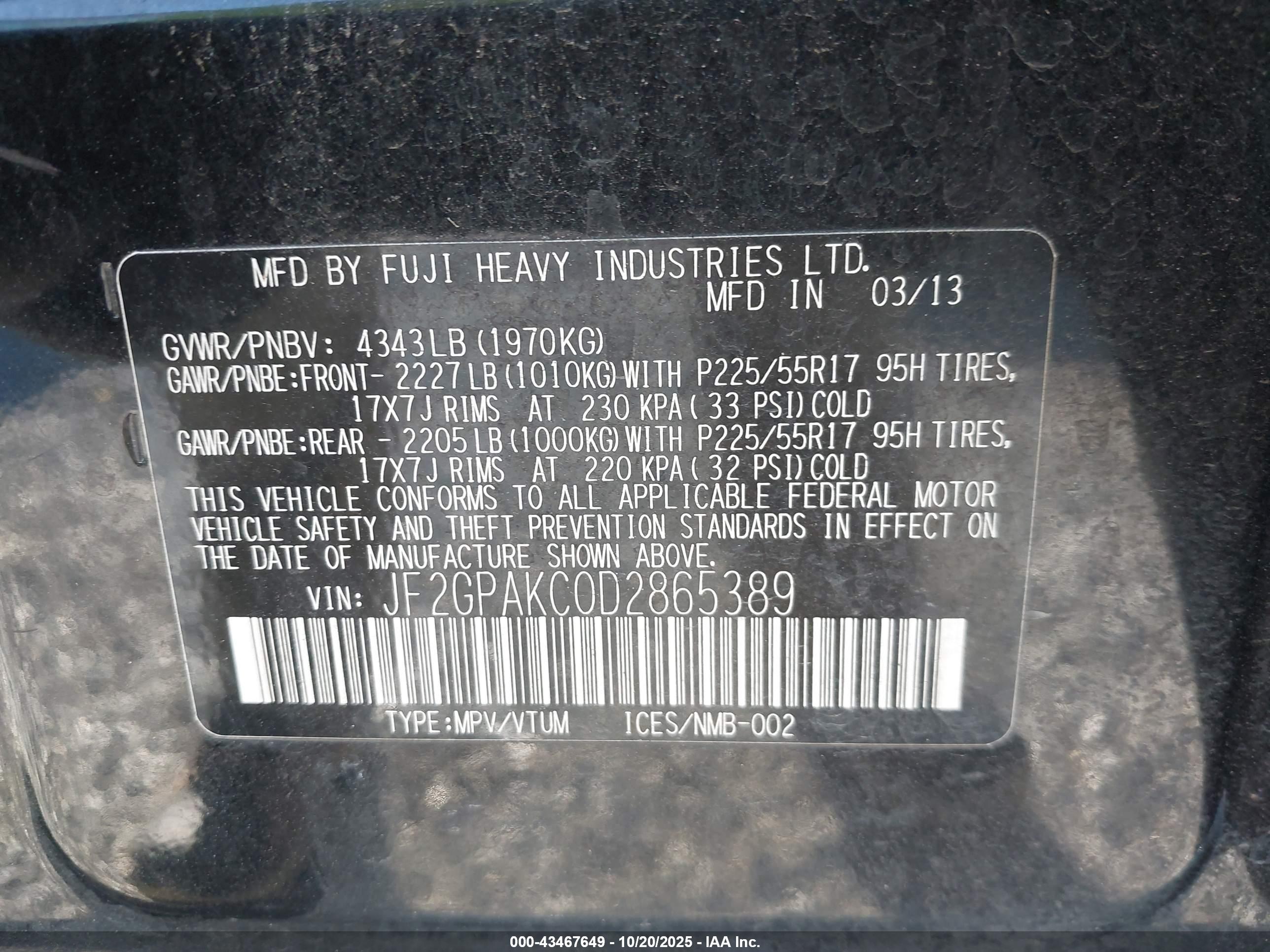 SUBARU XV image 9