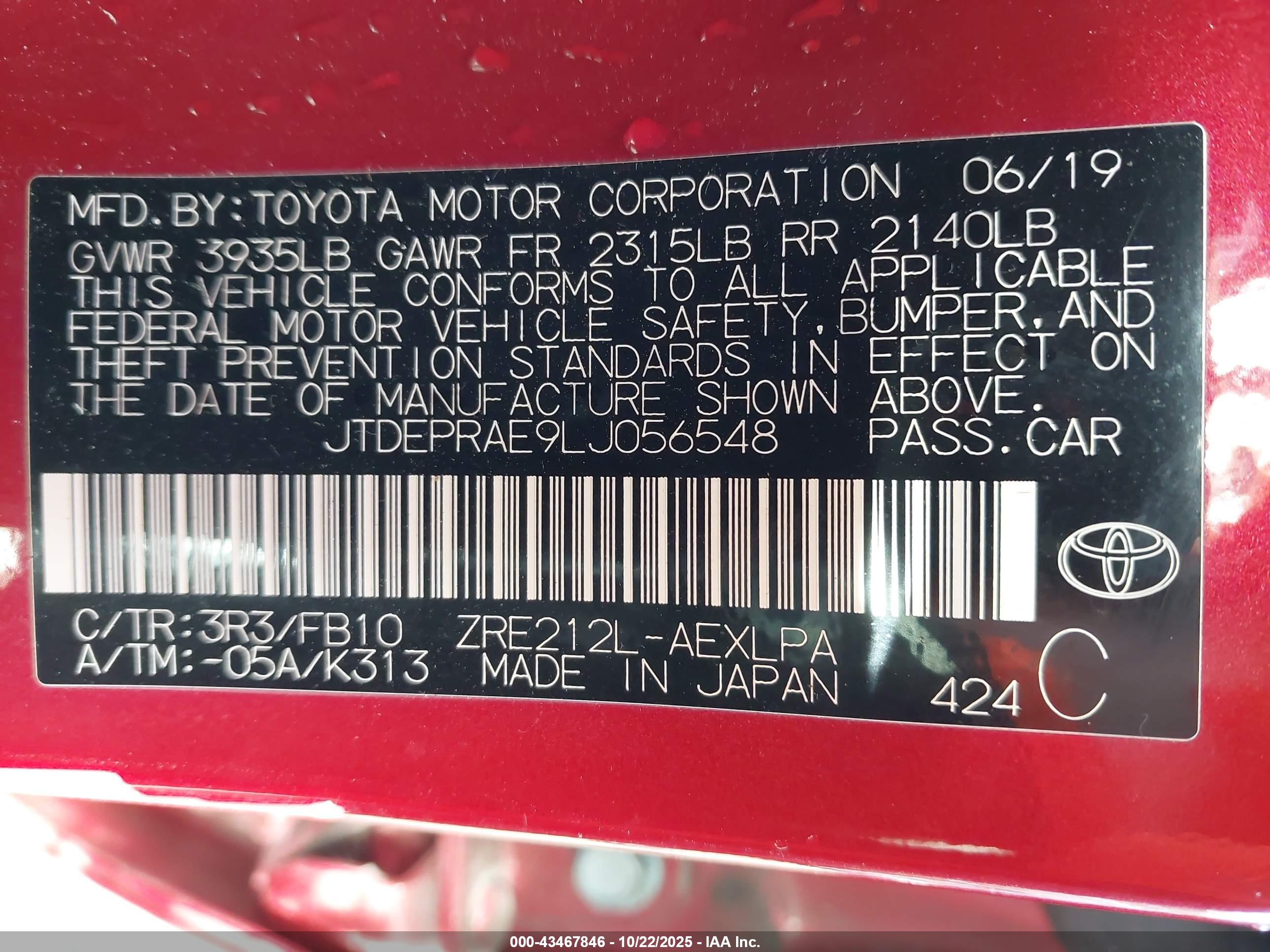 TOYOTA COROLLA image 9