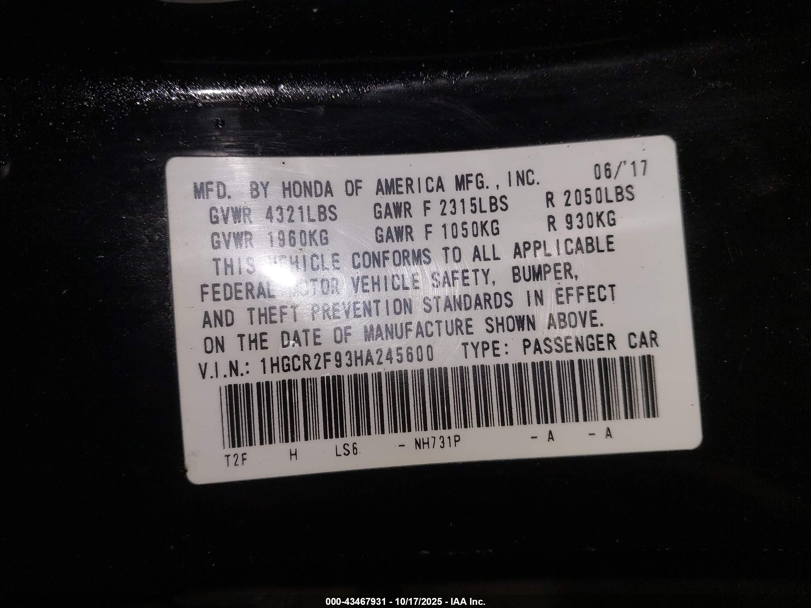 HONDA ACCORD image 9