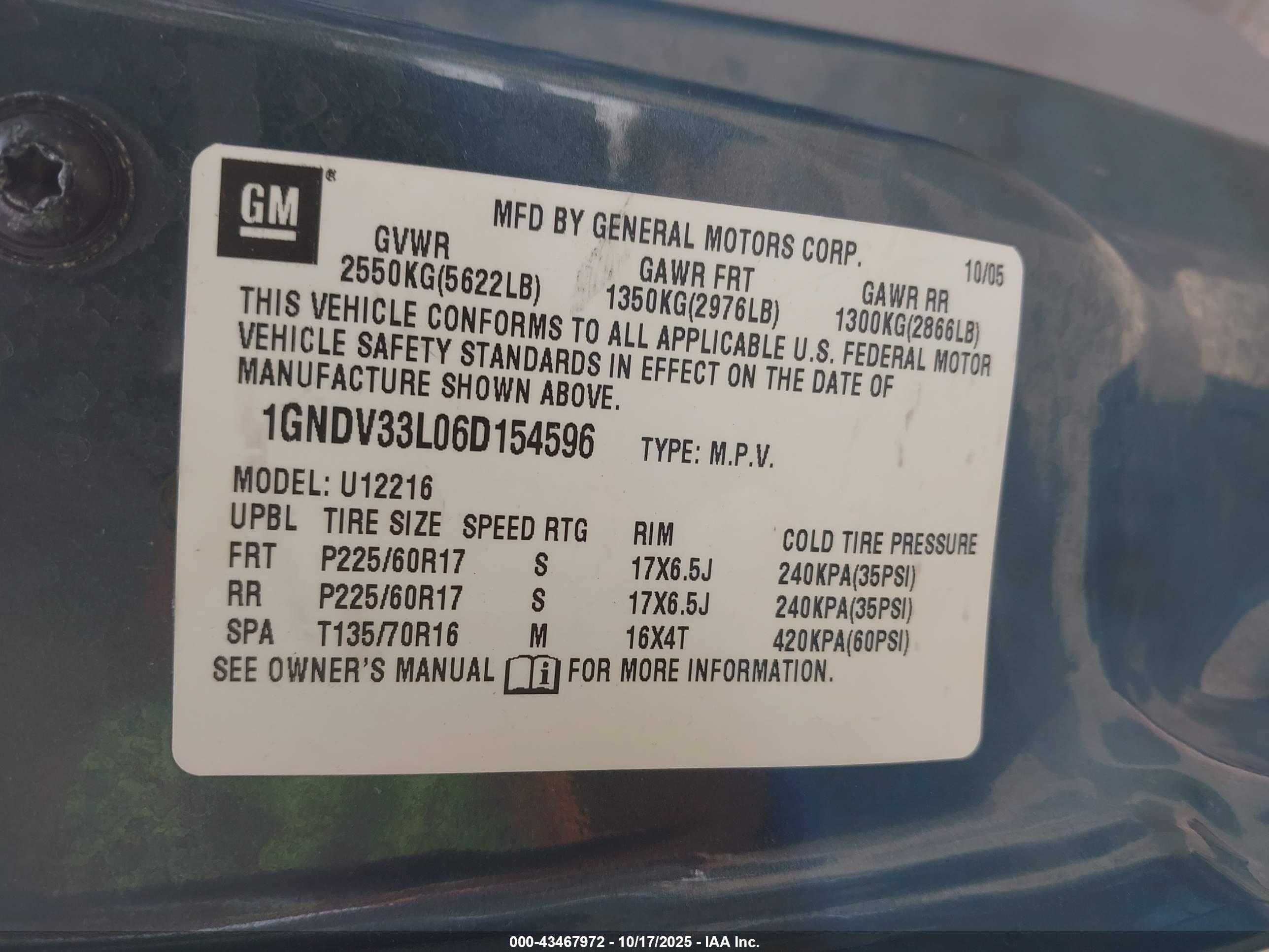 CHEVROLET UPLANDER image 9