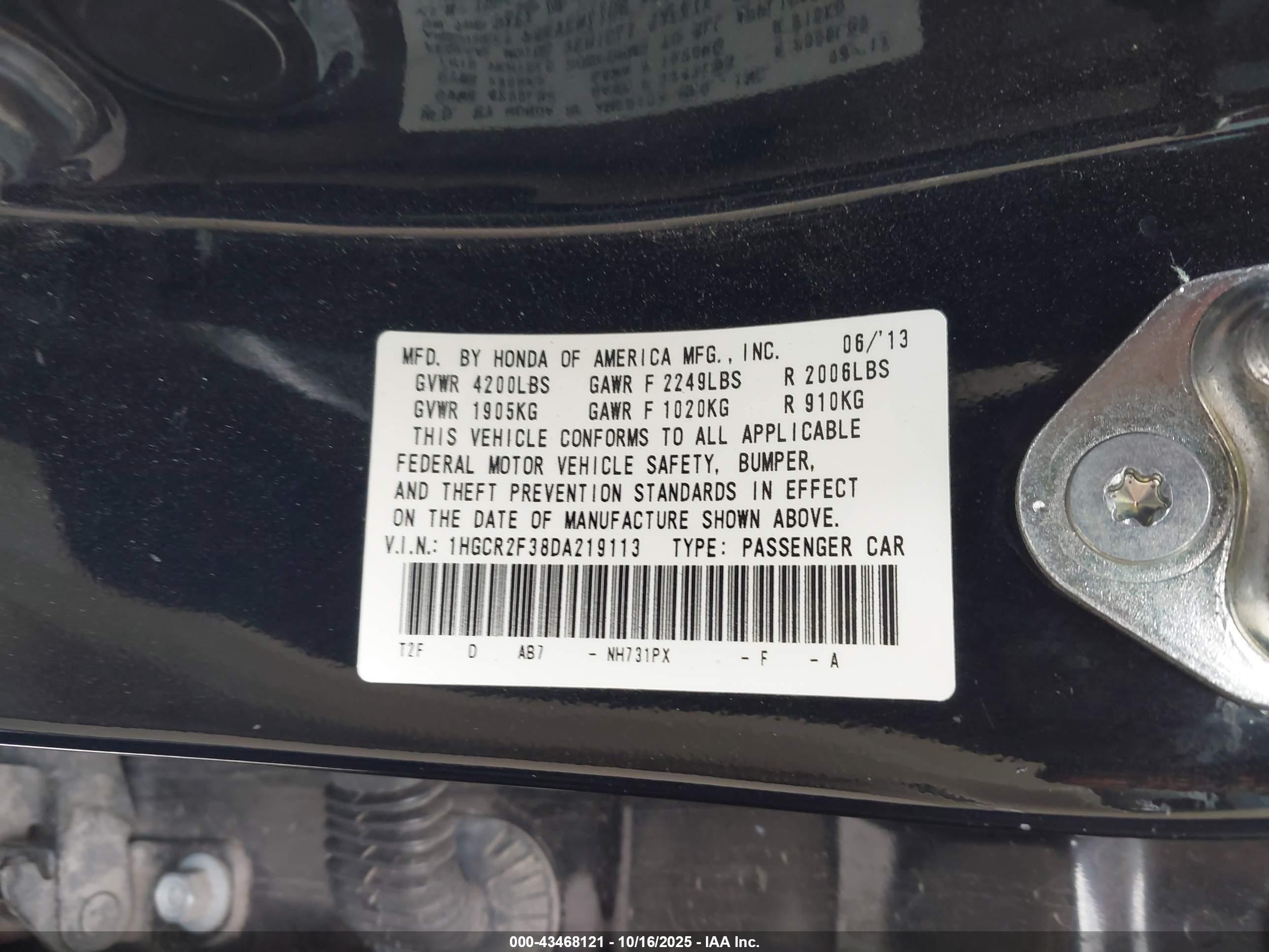 HONDA ACCORD image 9