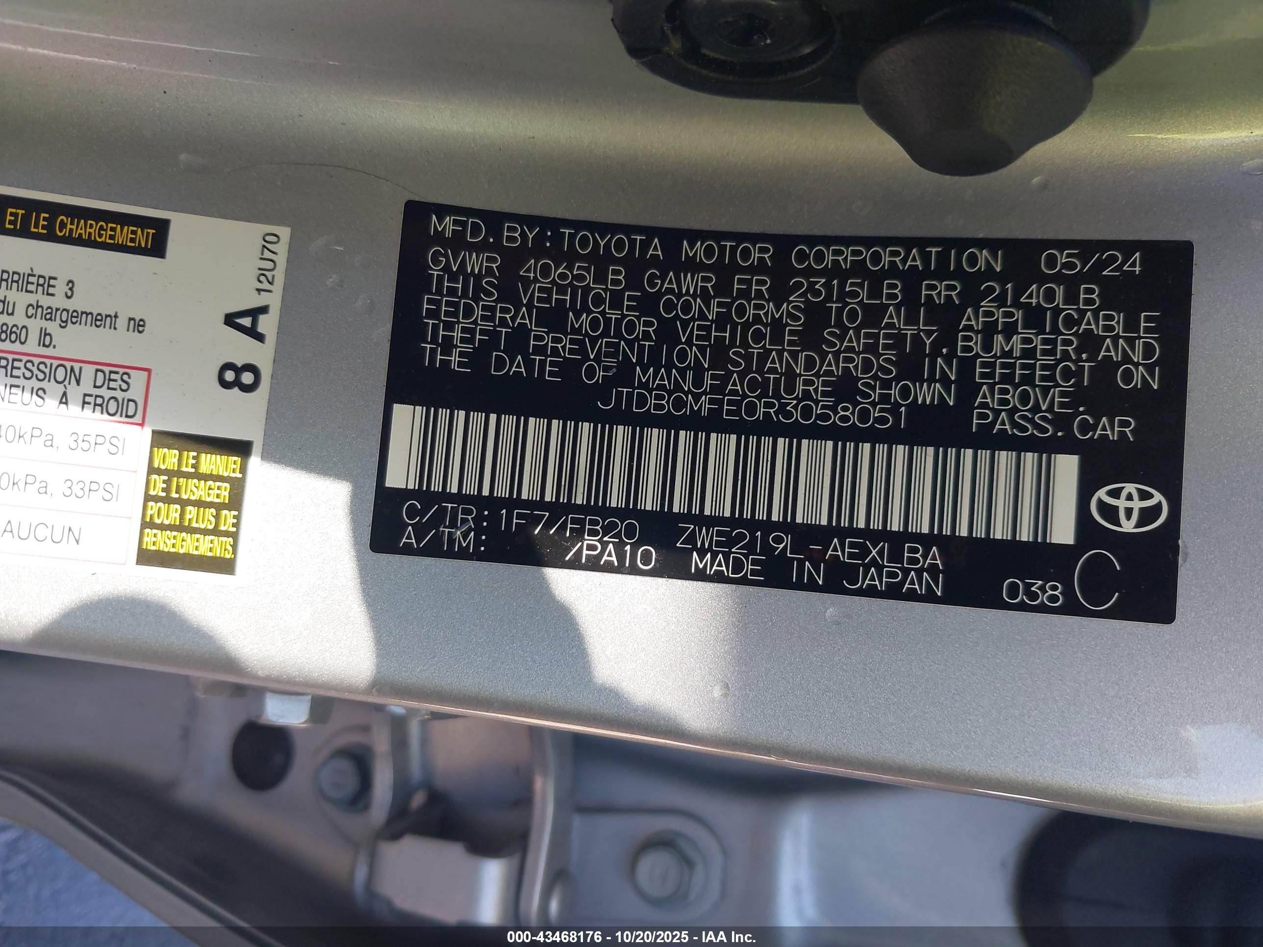 TOYOTA COROLLA image 9