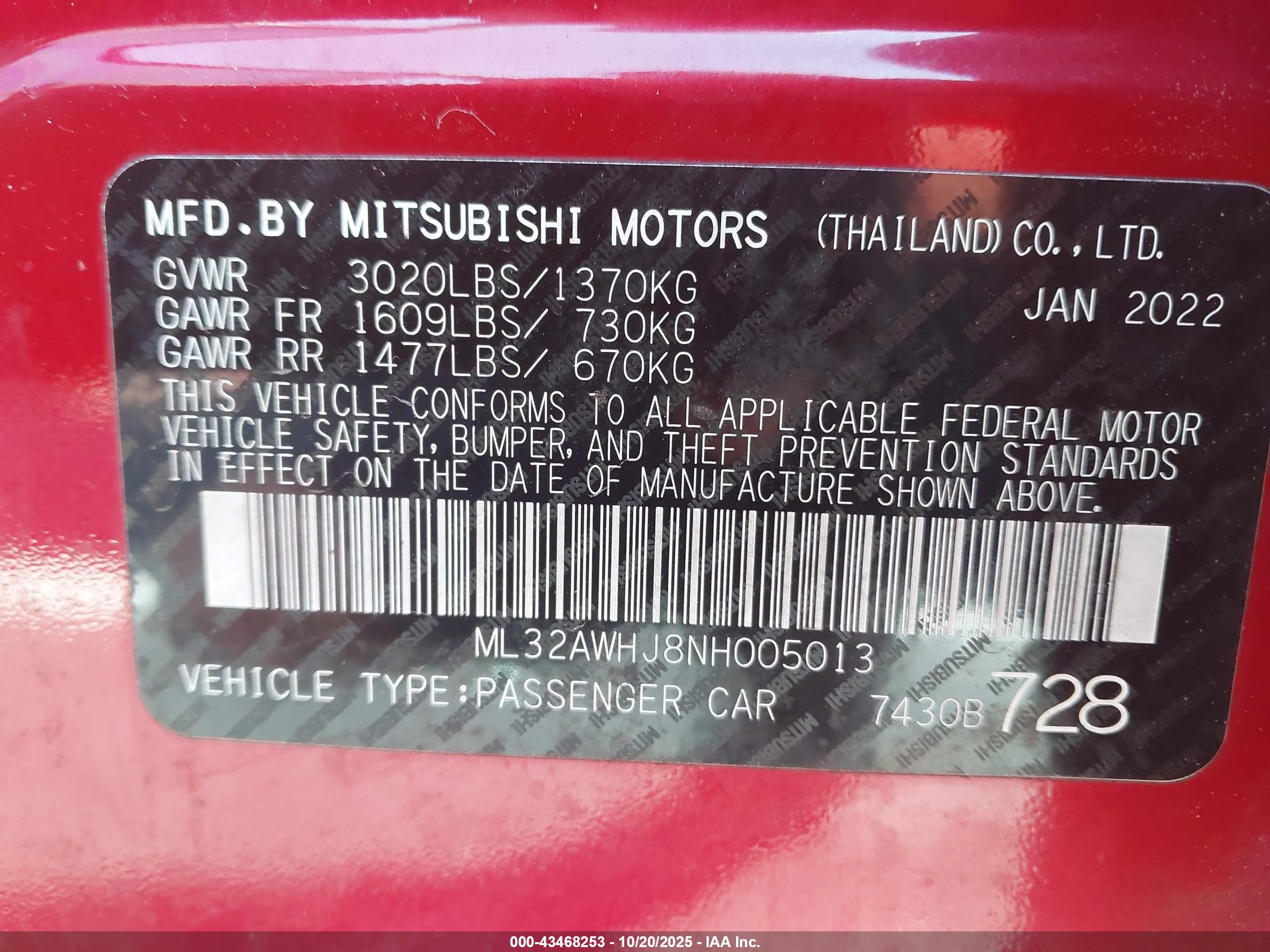 MITSUBISHI MIRAGE image 9