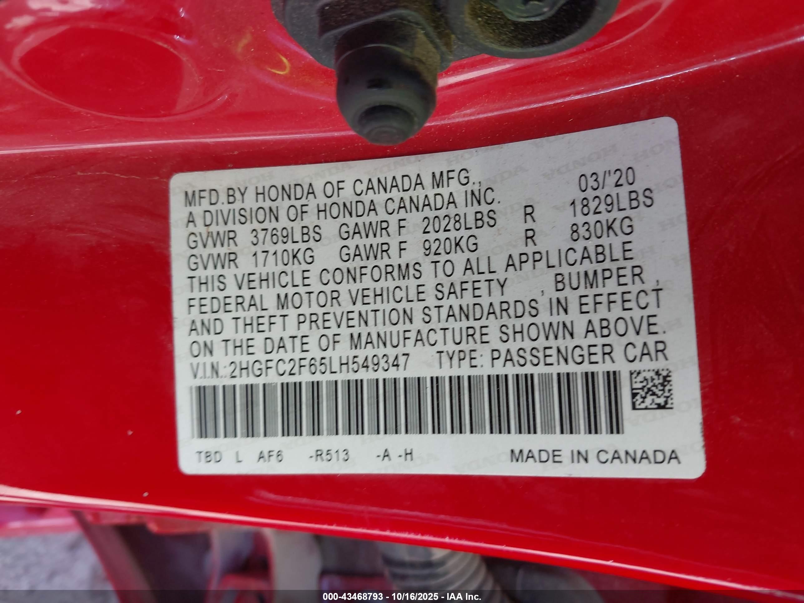 HONDA CIVIC image 9