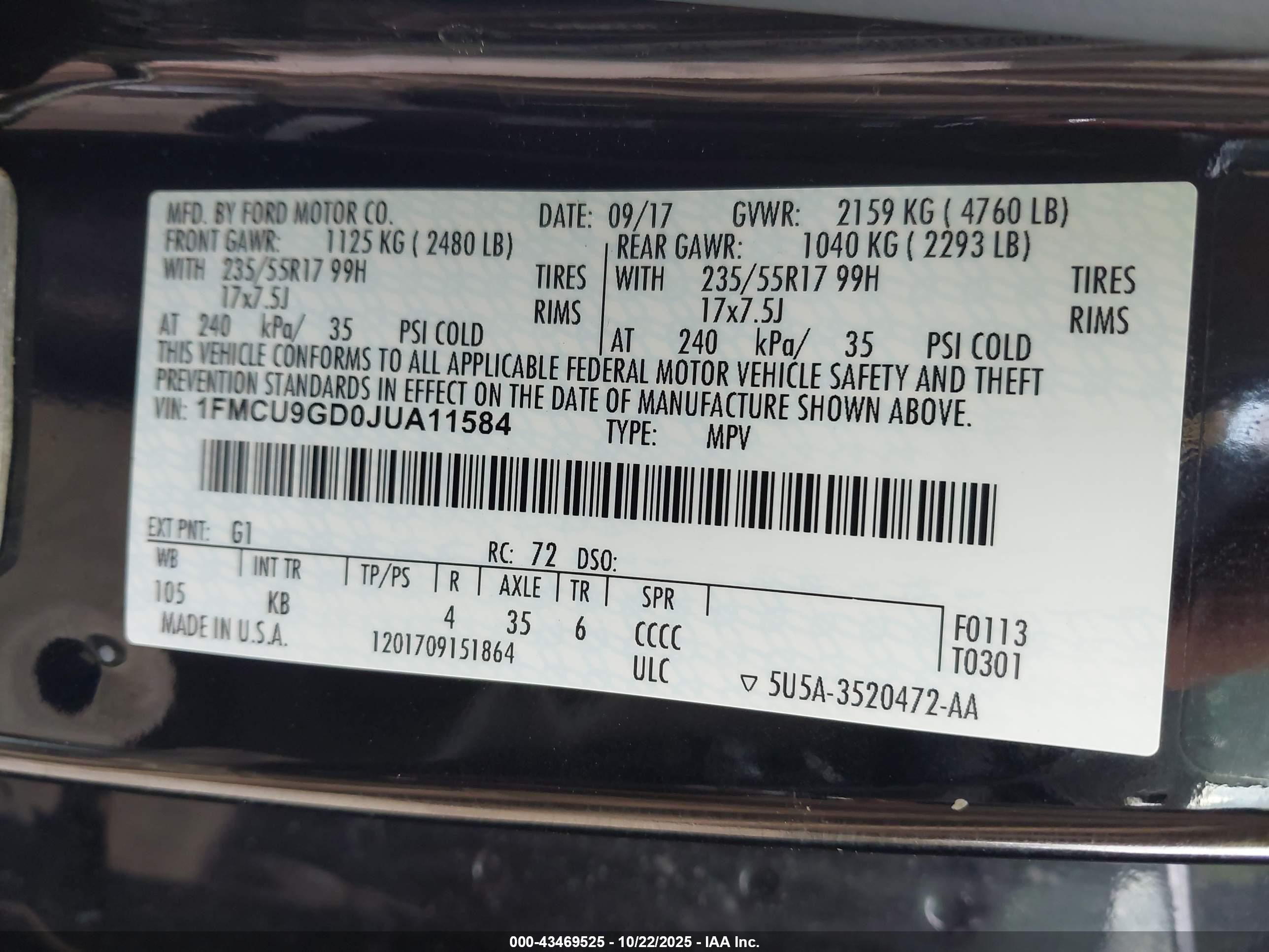 FORD ESCAPE image 9