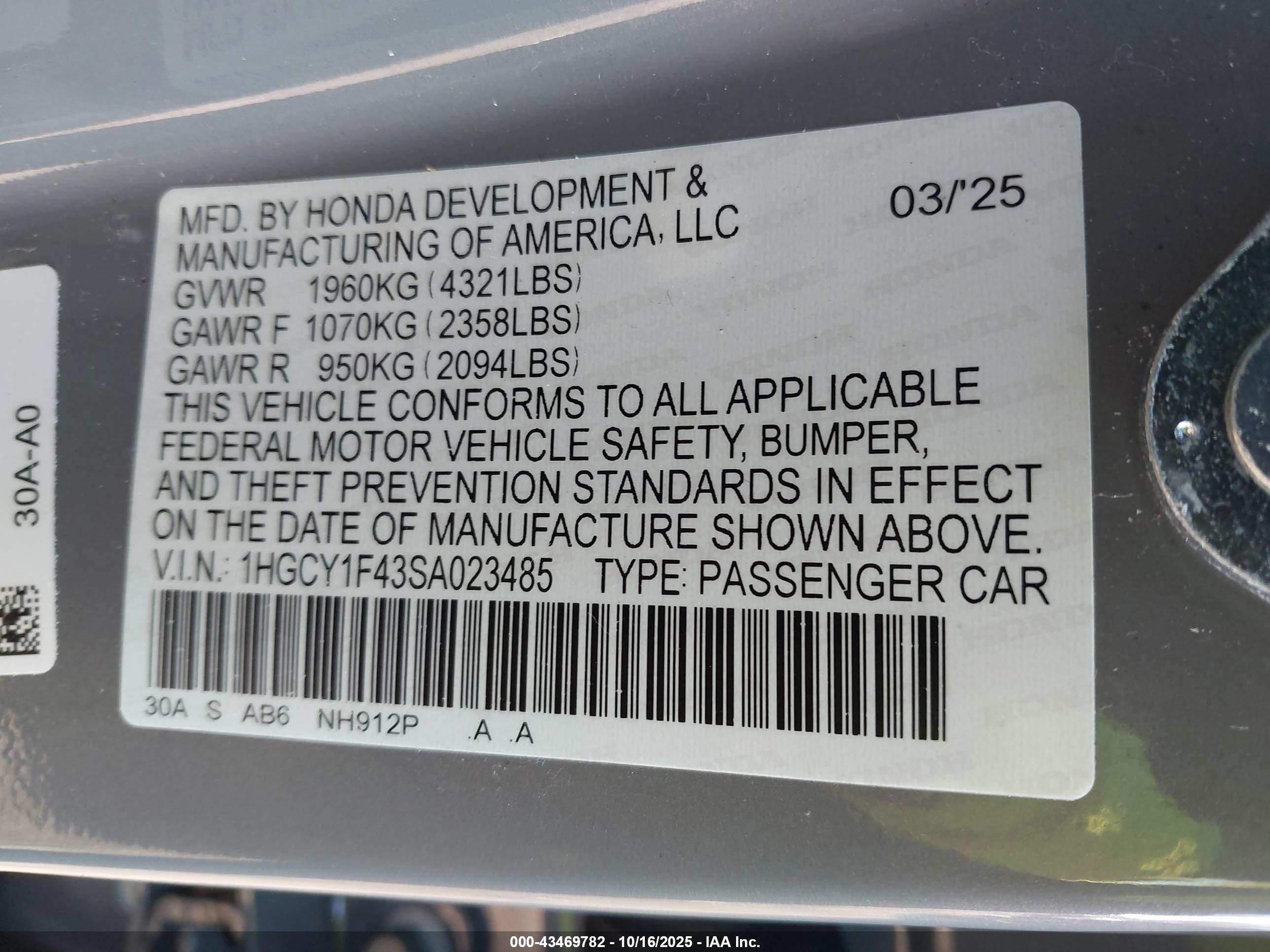 HONDA ACCORD image 9