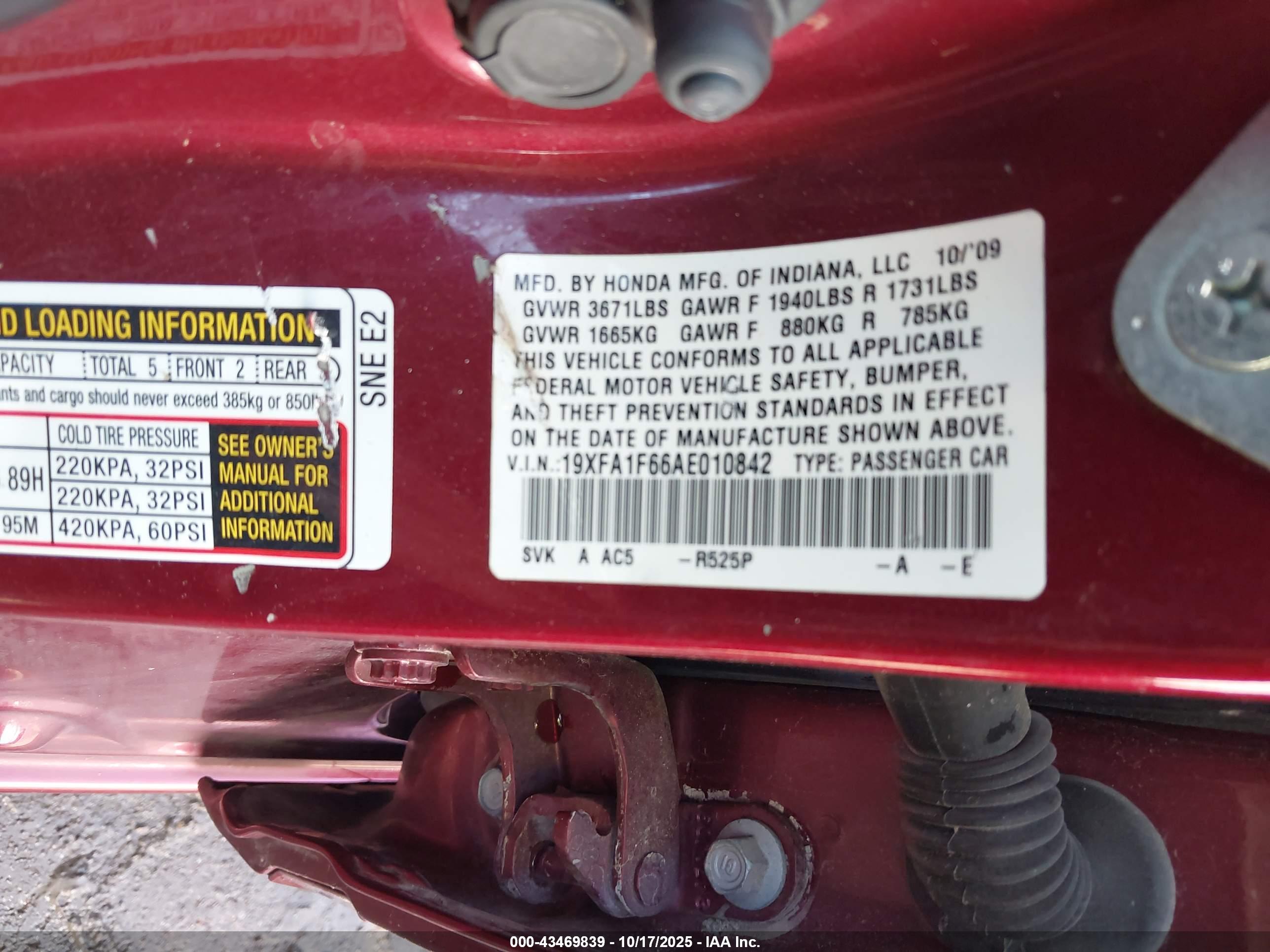 HONDA CIVIC image 9
