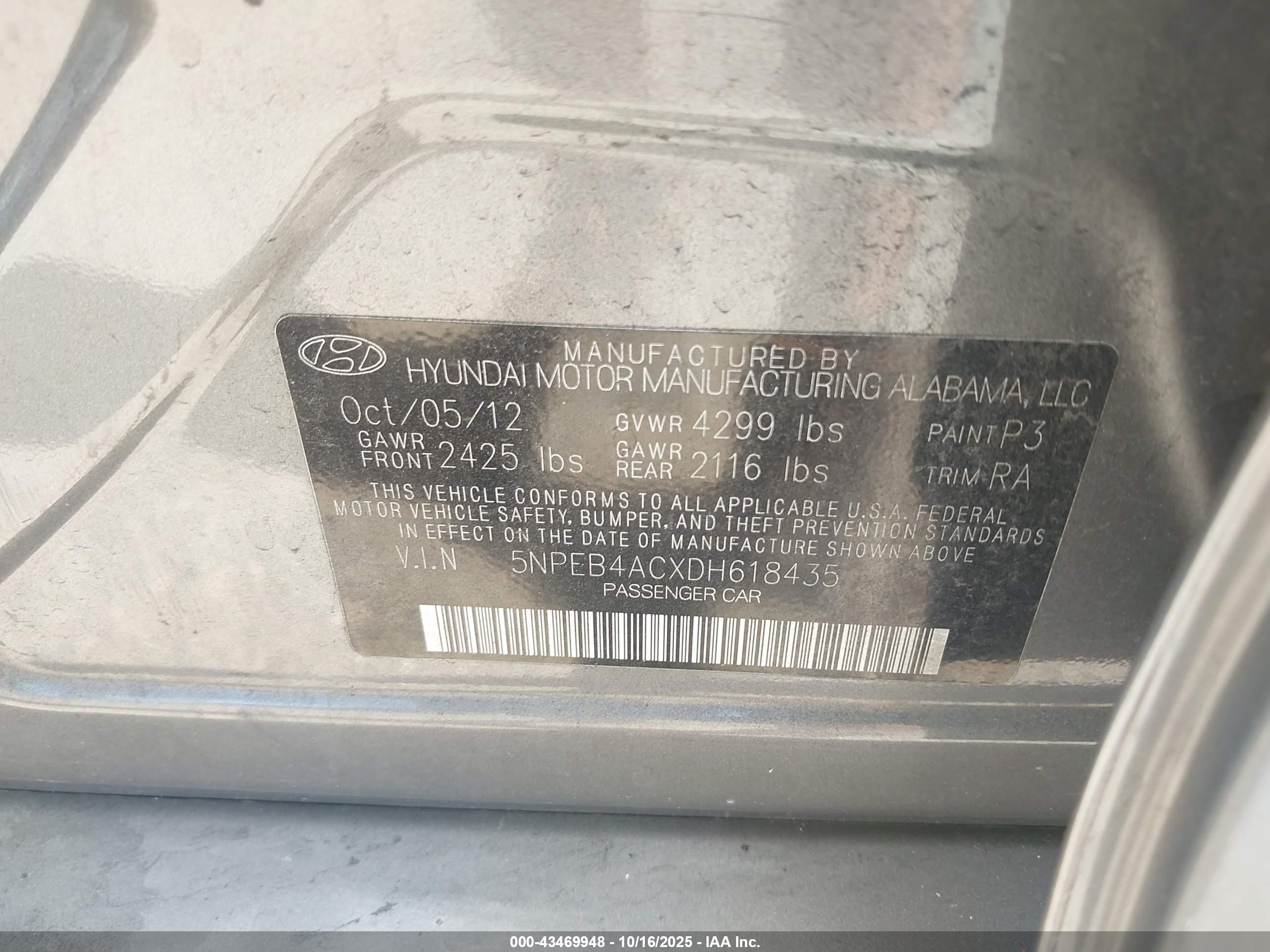 HYUNDAI SONATA image 9