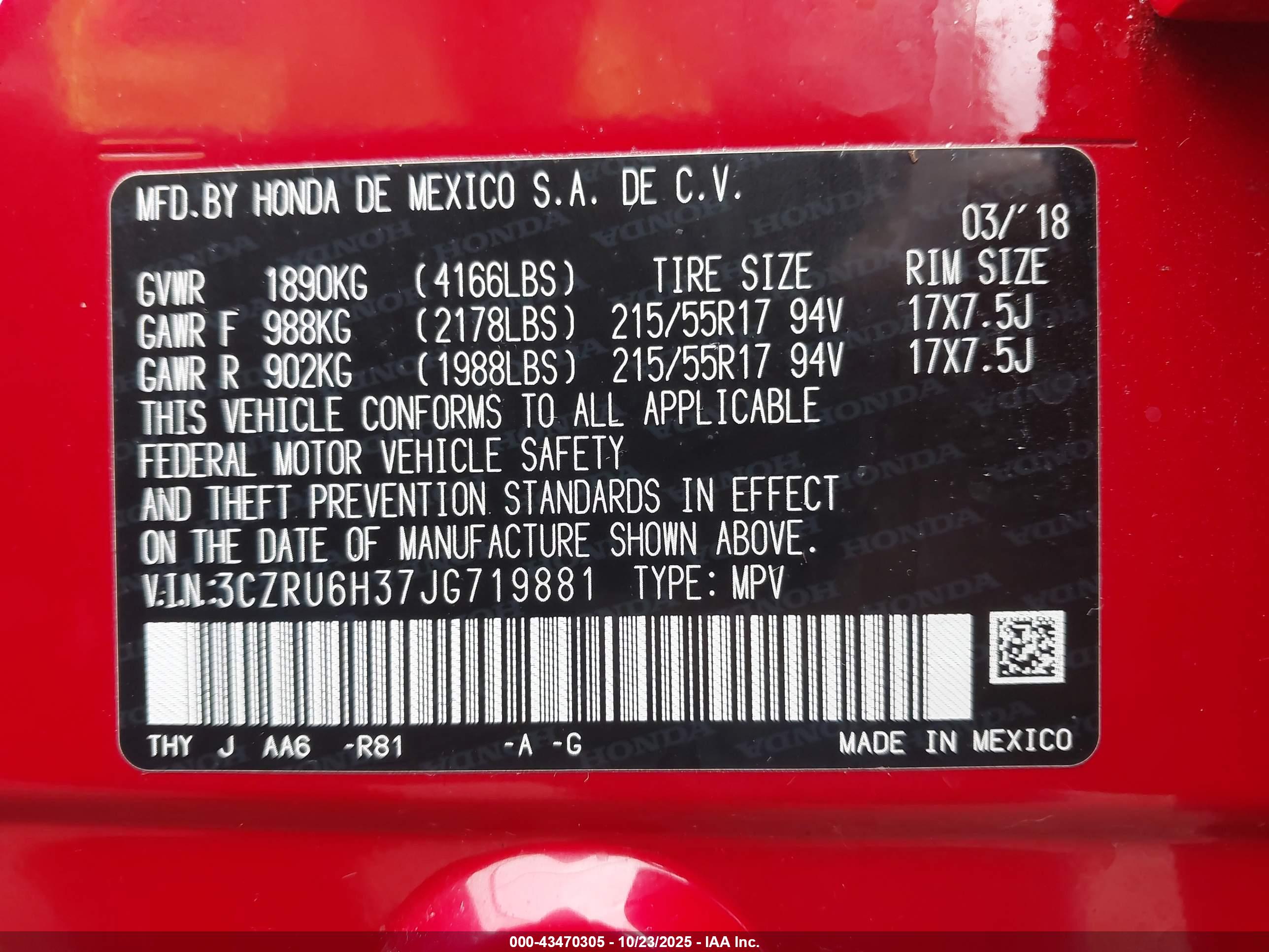 HONDA HR-V image 9