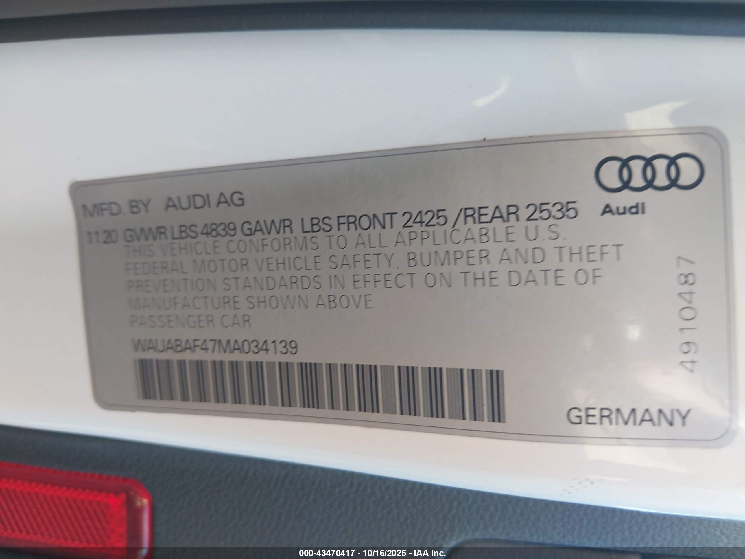 AUDI A4 image 9