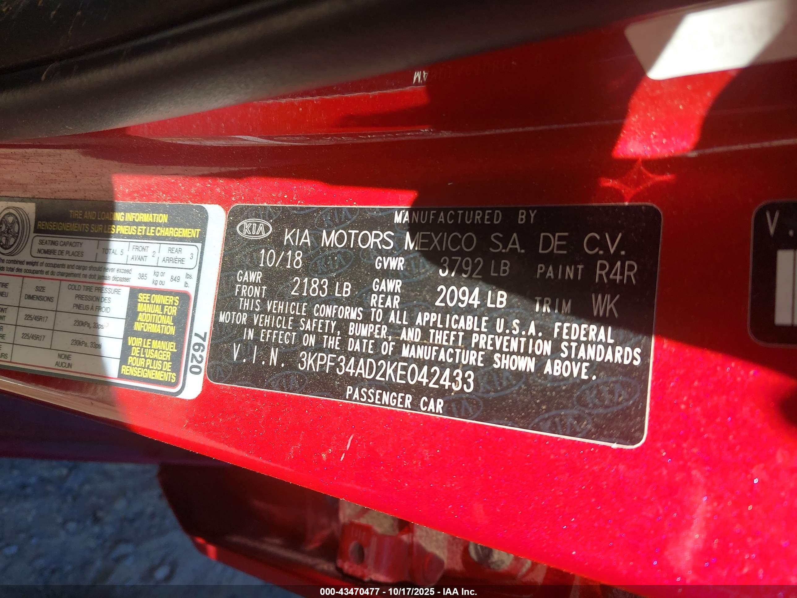 KIA FORTE image 9