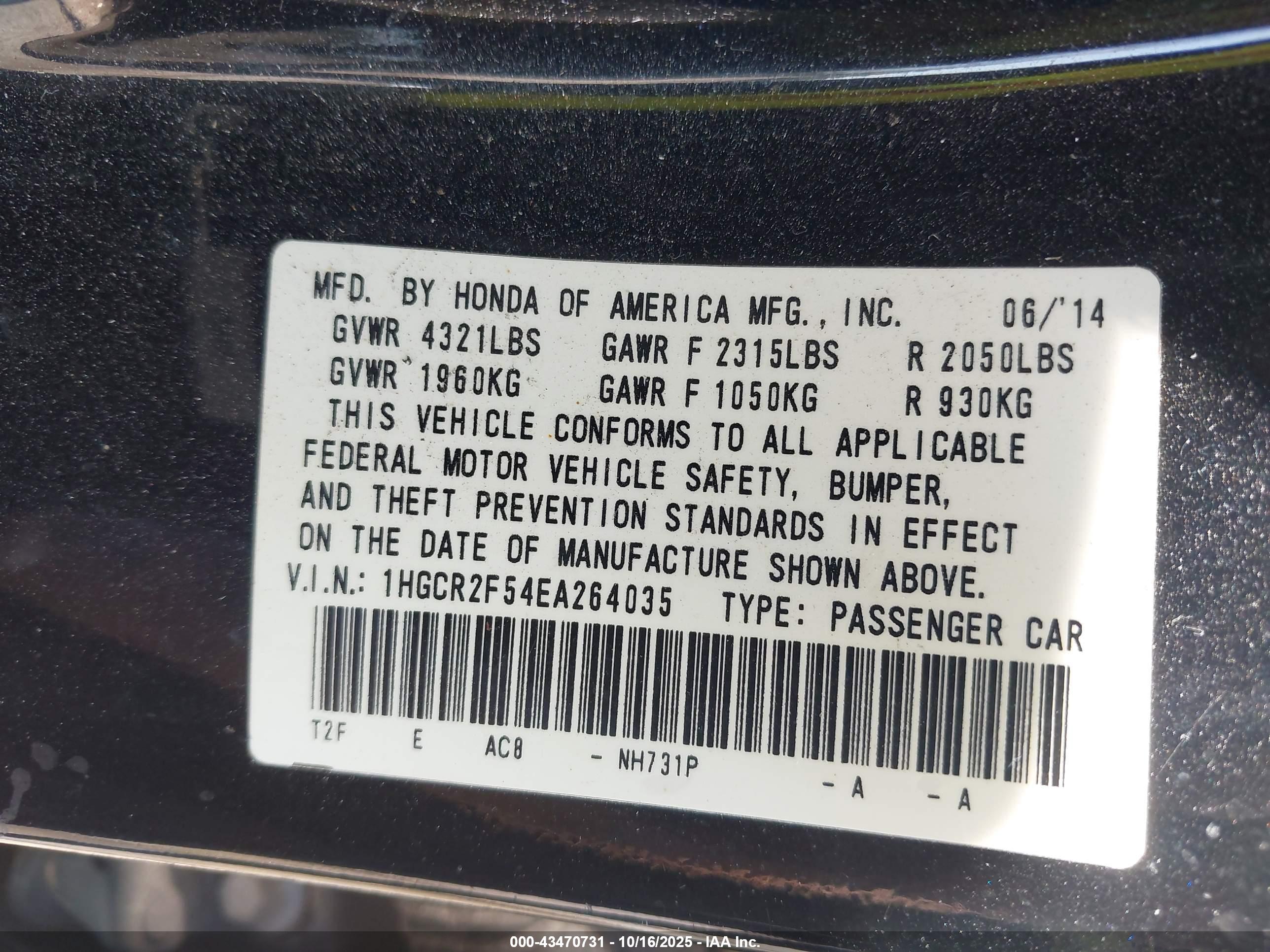 HONDA ACCORD image 9