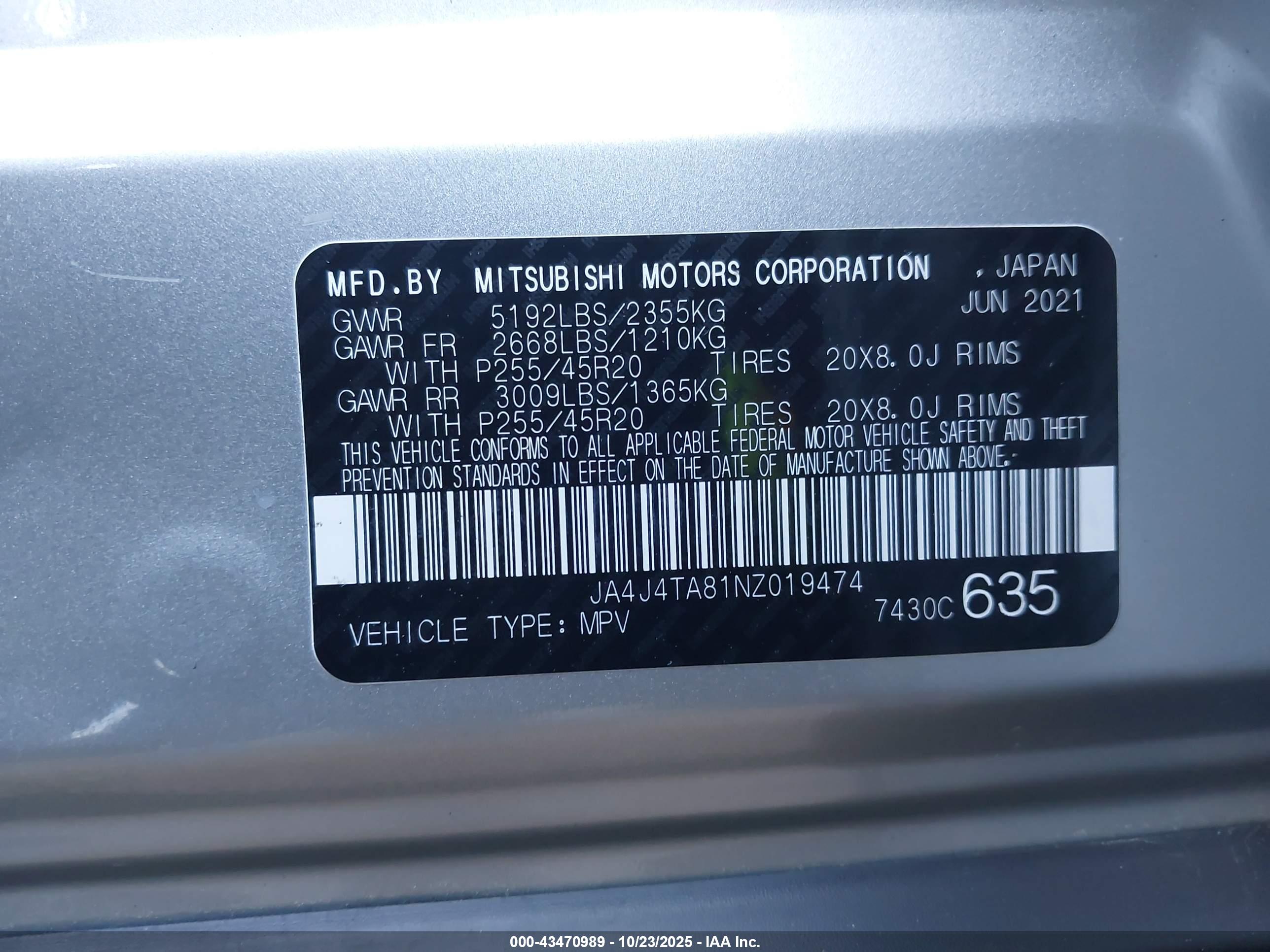MITSUBISHI OUTLANDER image 9