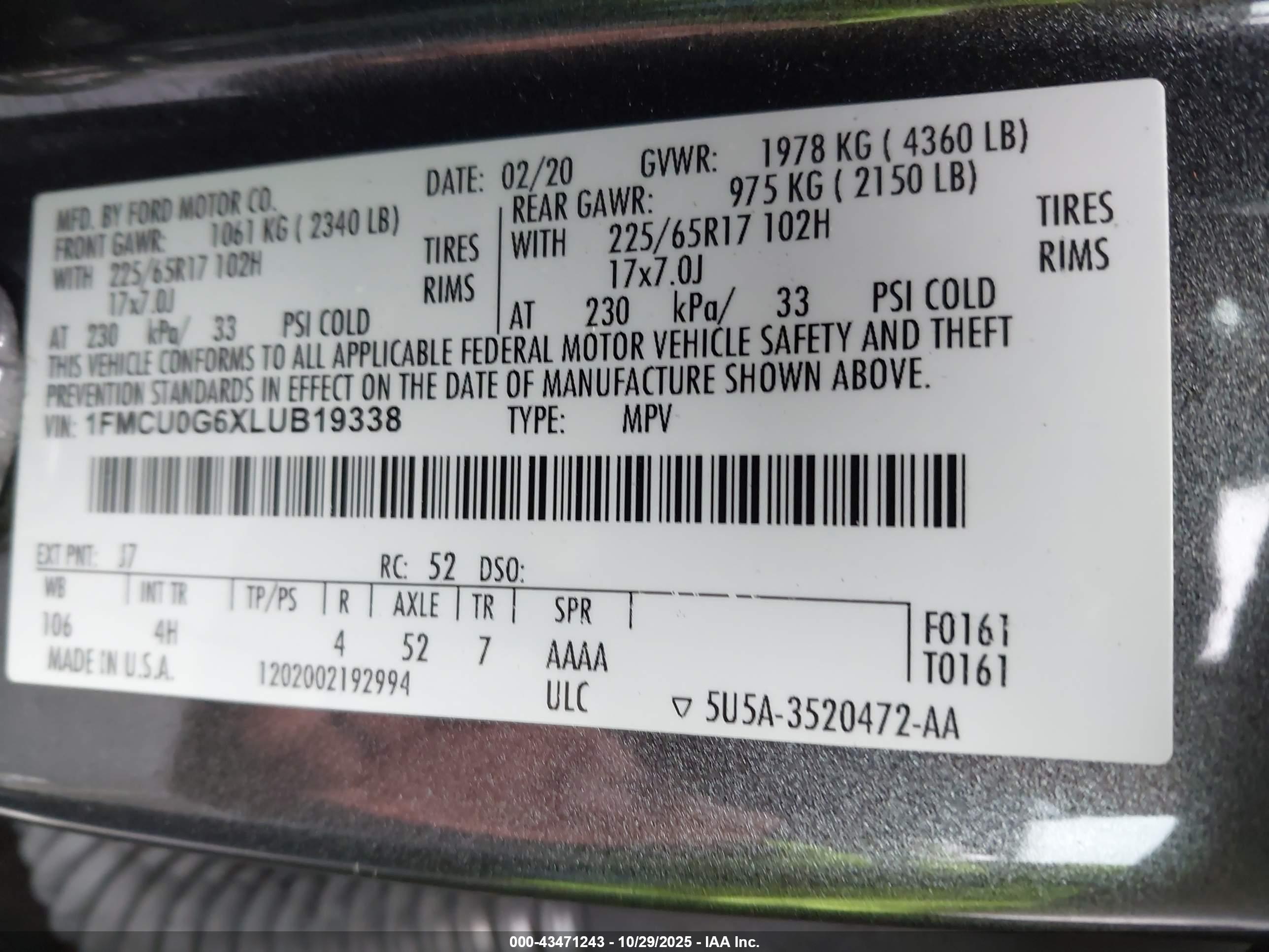 FORD ESCAPE image 9