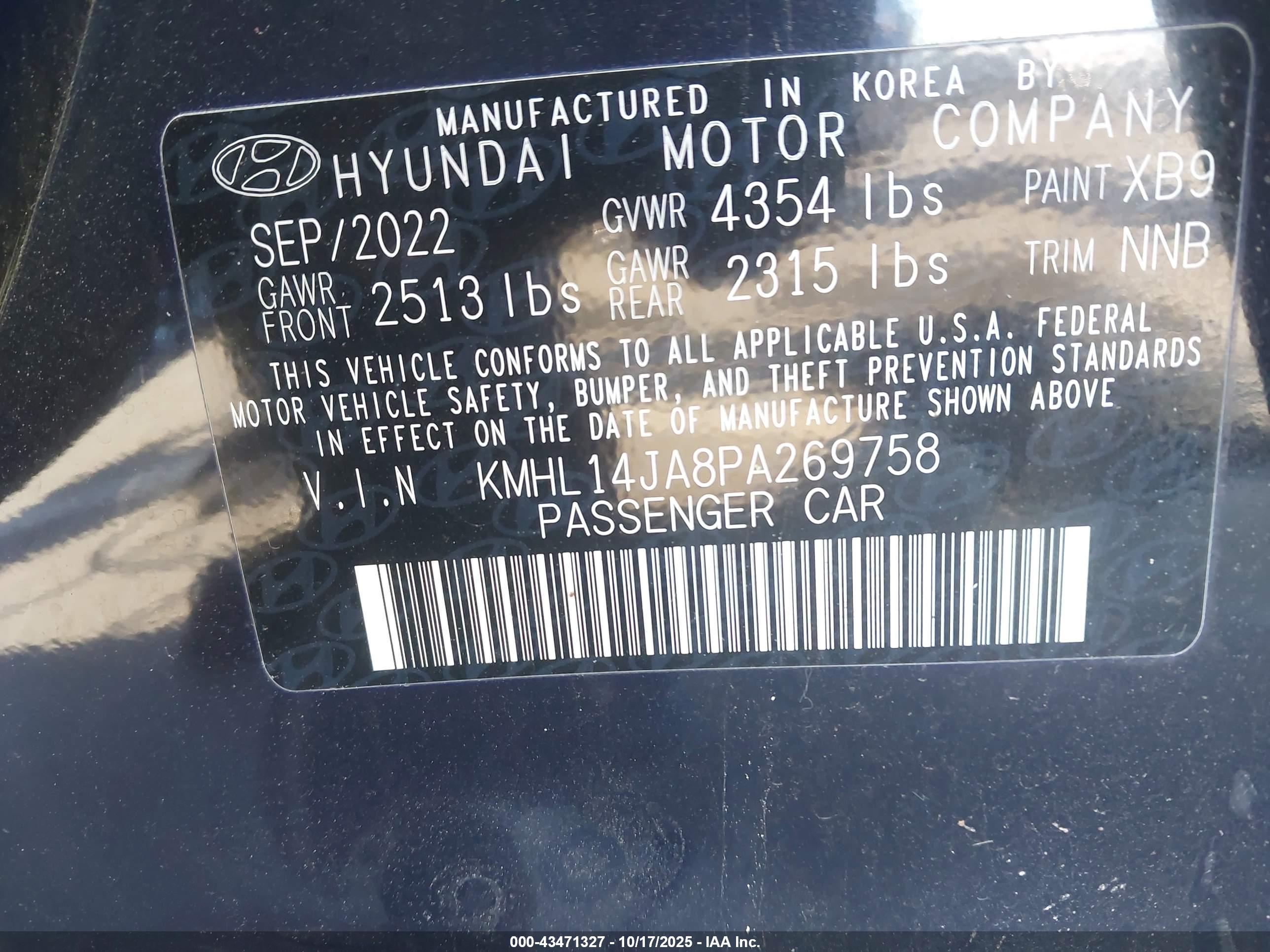HYUNDAI SONATA image 9