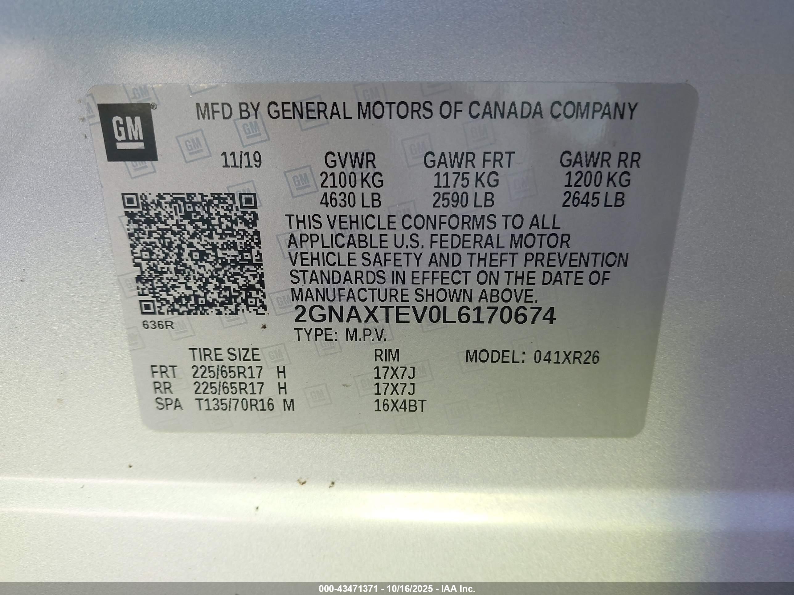 CHEVROLET EQUINOX image 9