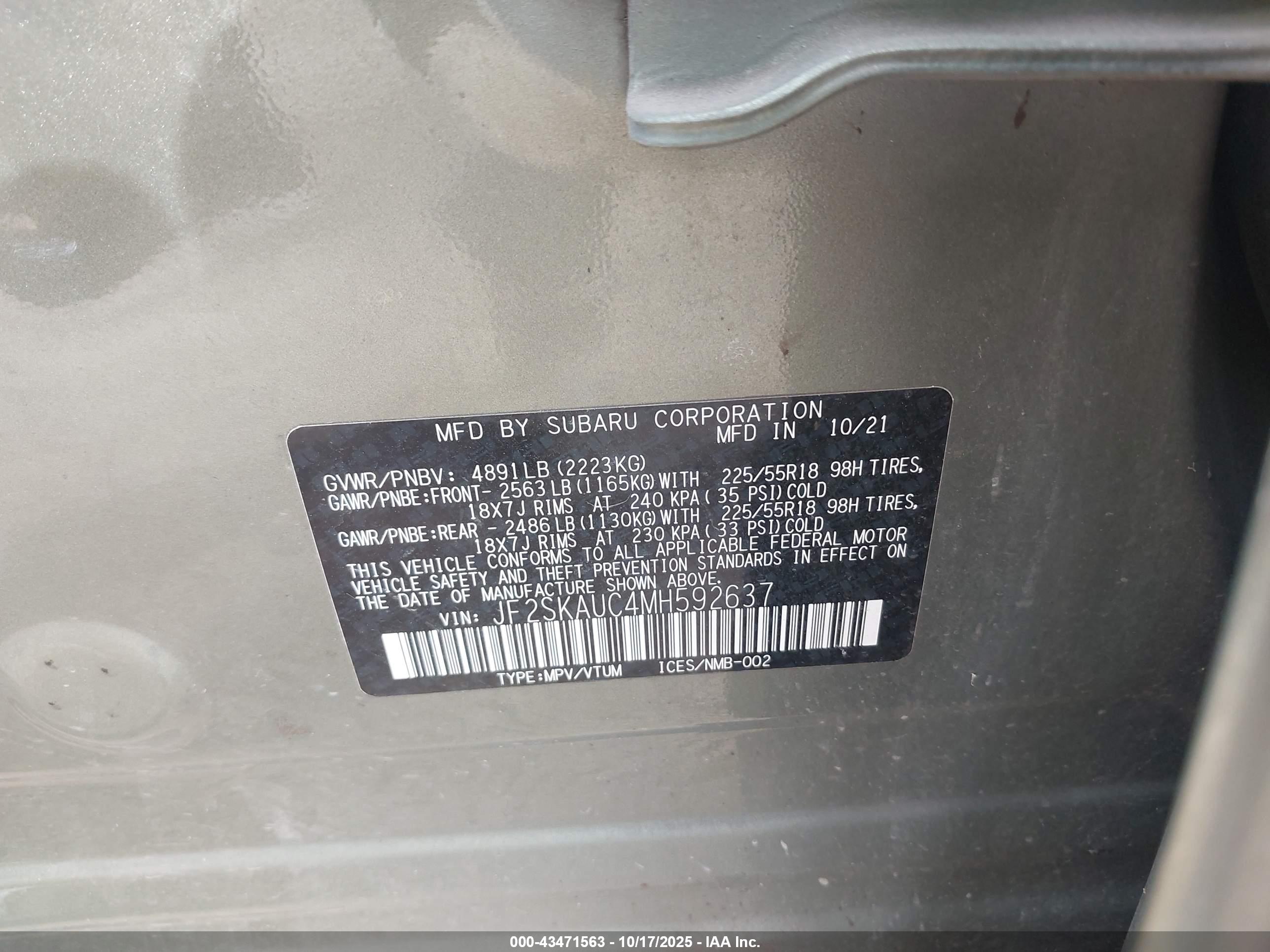 SUBARU FORESTER image 9