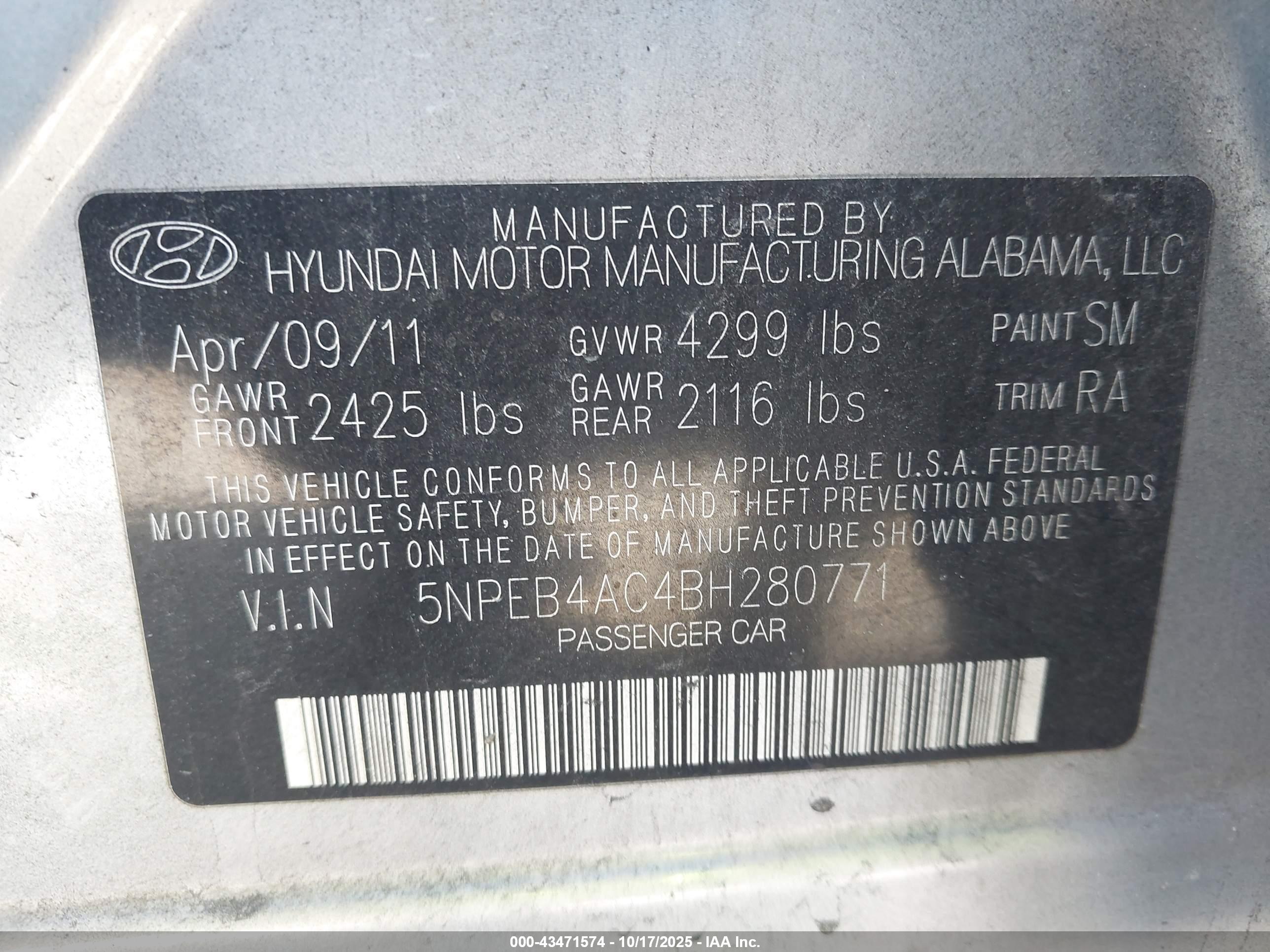 HYUNDAI SONATA image 9